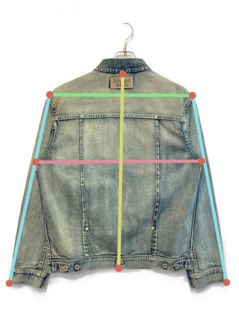 中古・古着通販】HUMAN MADE (ヒューマンメイド) DENIM WORK JACKET