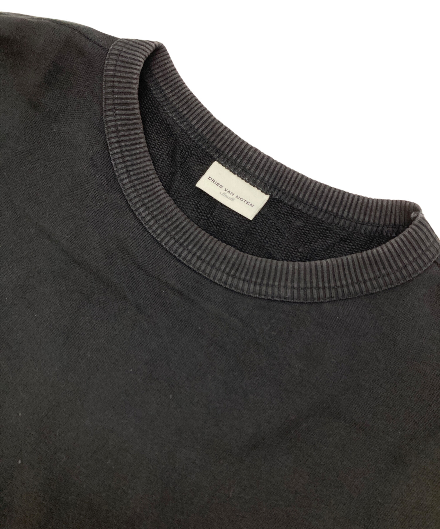 DRIES VAN NOTEN ラグラン クルーネック スウェット S DRIES VAN NOTEN ラグラン クルーネック スウェット S