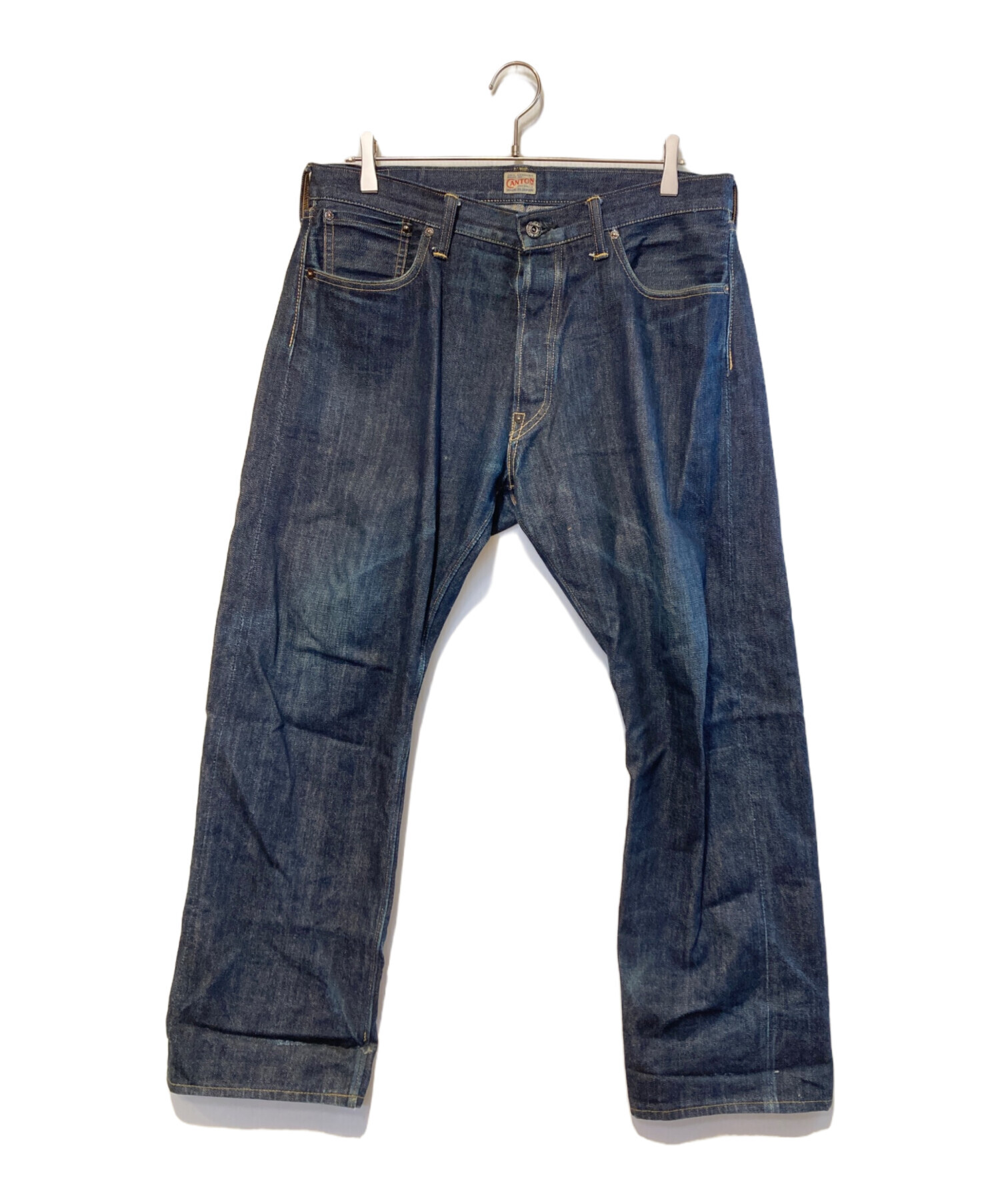 CANTON OVERALLS キャントンオーバーオールズ ストレートデニムパンツ 