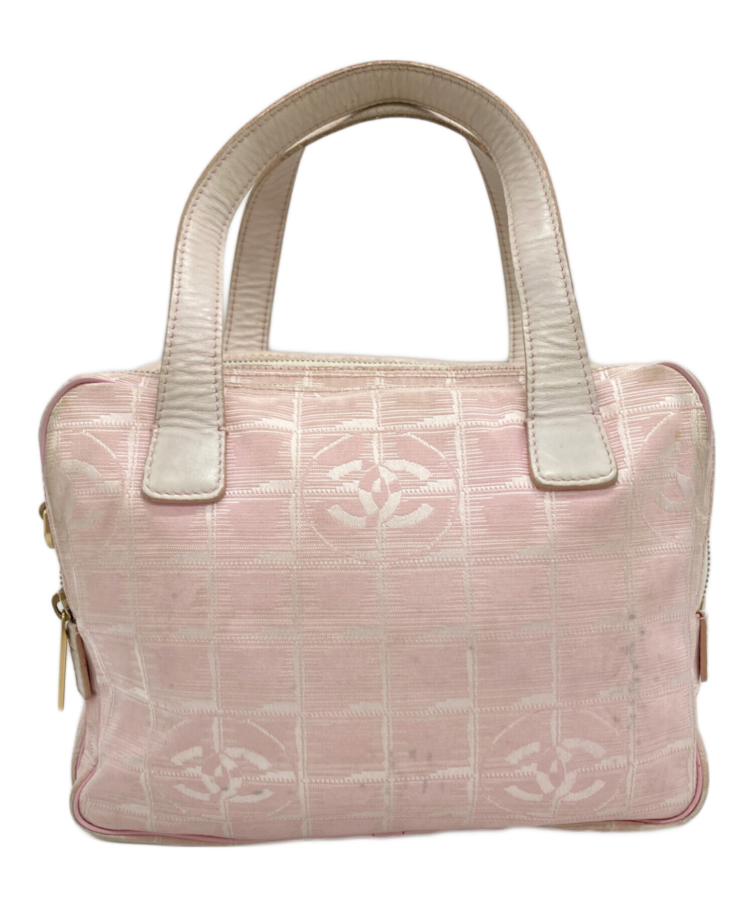 中古・古着通販】CHANEL (シャネル) 2WAYハンドバッグ ピンク 