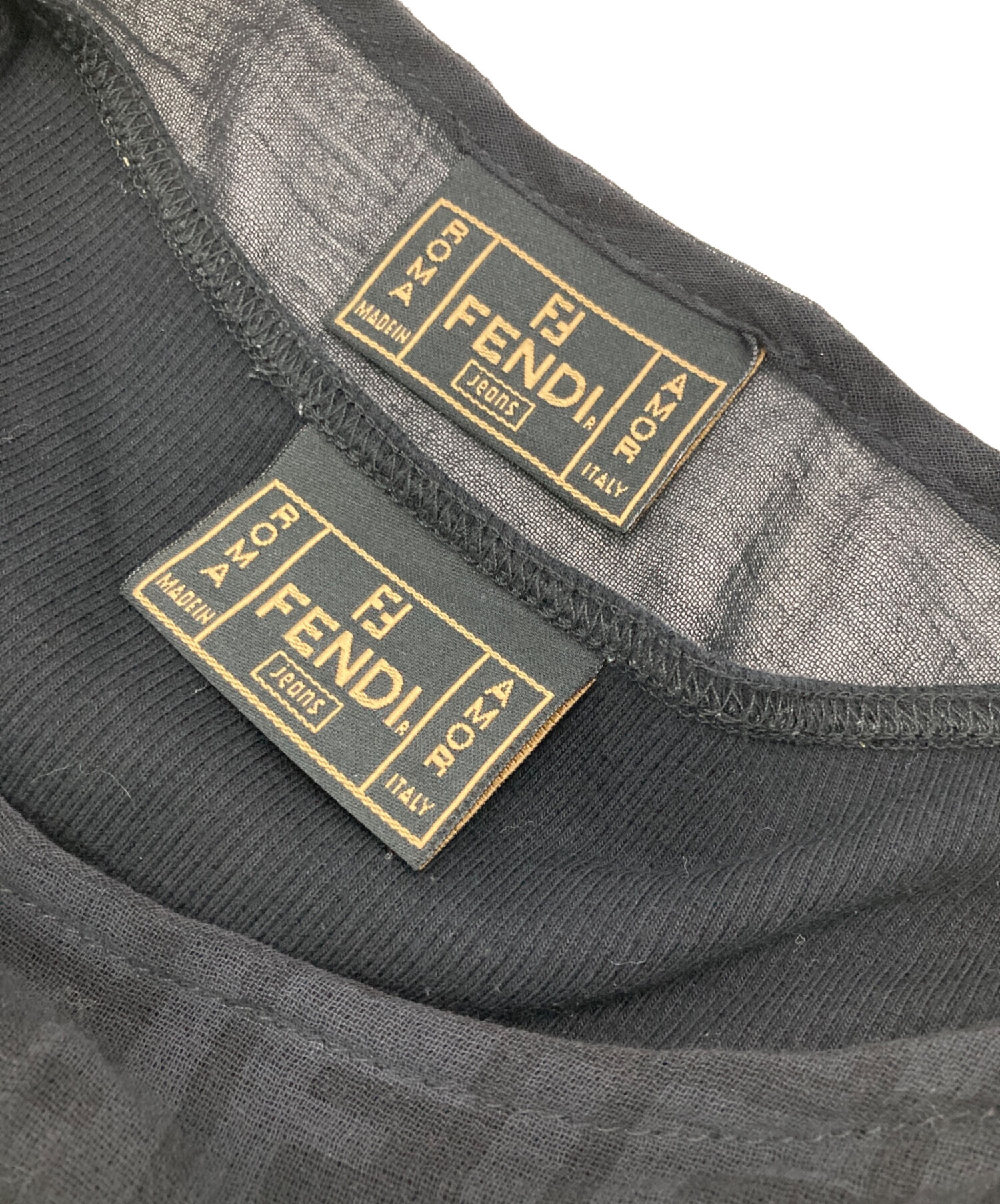 中古・古着通販】FENDI (フェンディ) ズッカ柄シアーレイヤード