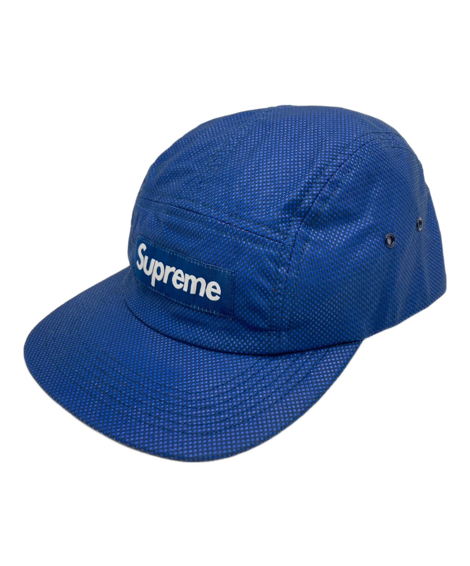 中古・古着通販】SUPREME (シュプリーム) Bonded Mesh Camp Cap ブルー