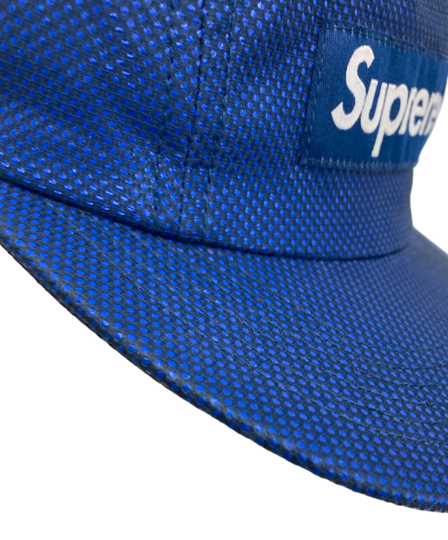 中古・古着通販】SUPREME (シュプリーム) Bonded Mesh Camp Cap ブルー