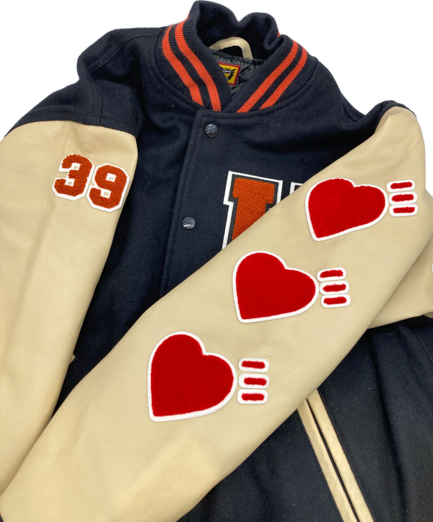 中古・古着通販】HUMAN MADE (ヒューマンメイド) VARSITY JACKET