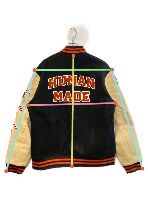 HUMAN MADE VARSITY JACKET Mサイズ 中古・古着通販】HUMAN MADE (ヒューマンメイド) VARSITY JACKET