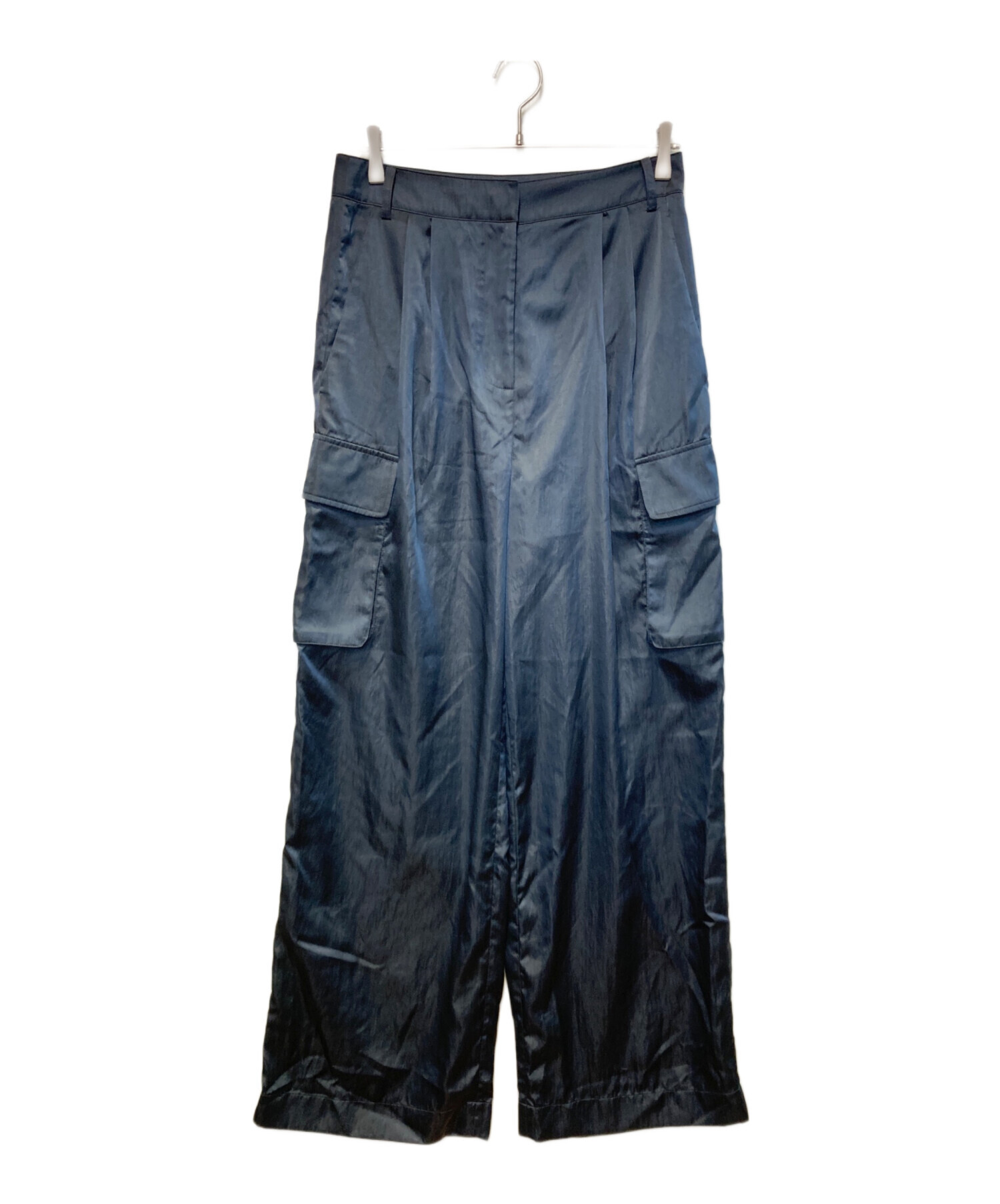 新品未使用タグ付★*【Tibi/ティビ】 SHINY NYLON カーゴパンツ 中古・古着通販】tibi (ティビ) SHINY NYLON カーゴパンツ ネイビー