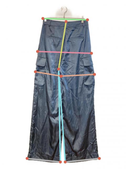 中古・古着通販】tibi (ティビ) SHINY NYLON カーゴパンツ ネイビー