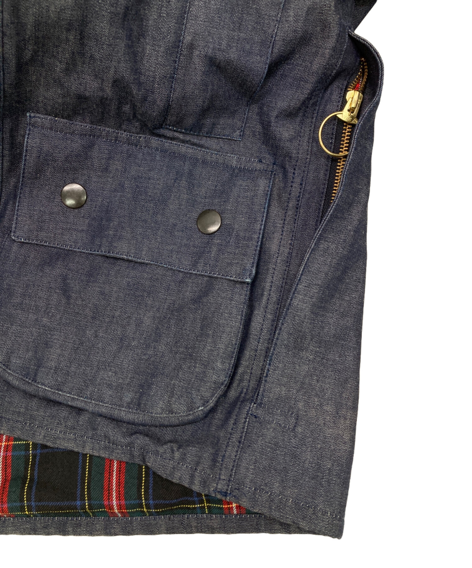 68&BROTHERS ブラックジャケット Mサイズ セットアップ対応】 ポリエステルツイル ノーカラージャケット（12