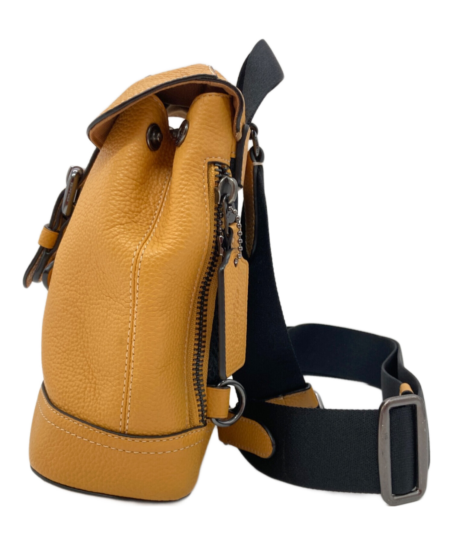 中古・古着通販】COACH (コーチ) ハドソン スモール パック イエロー 