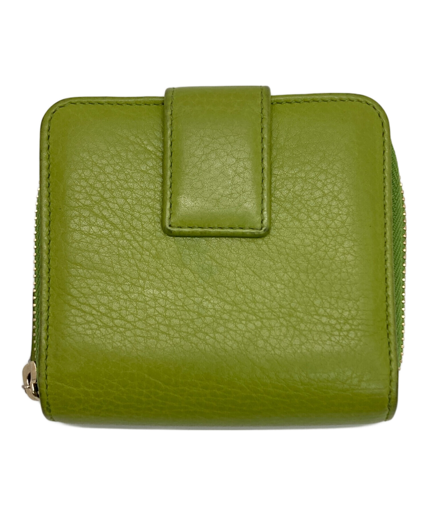 中古・古着通販】GUCCI (グッチ) コンパクトウォレット グリーン