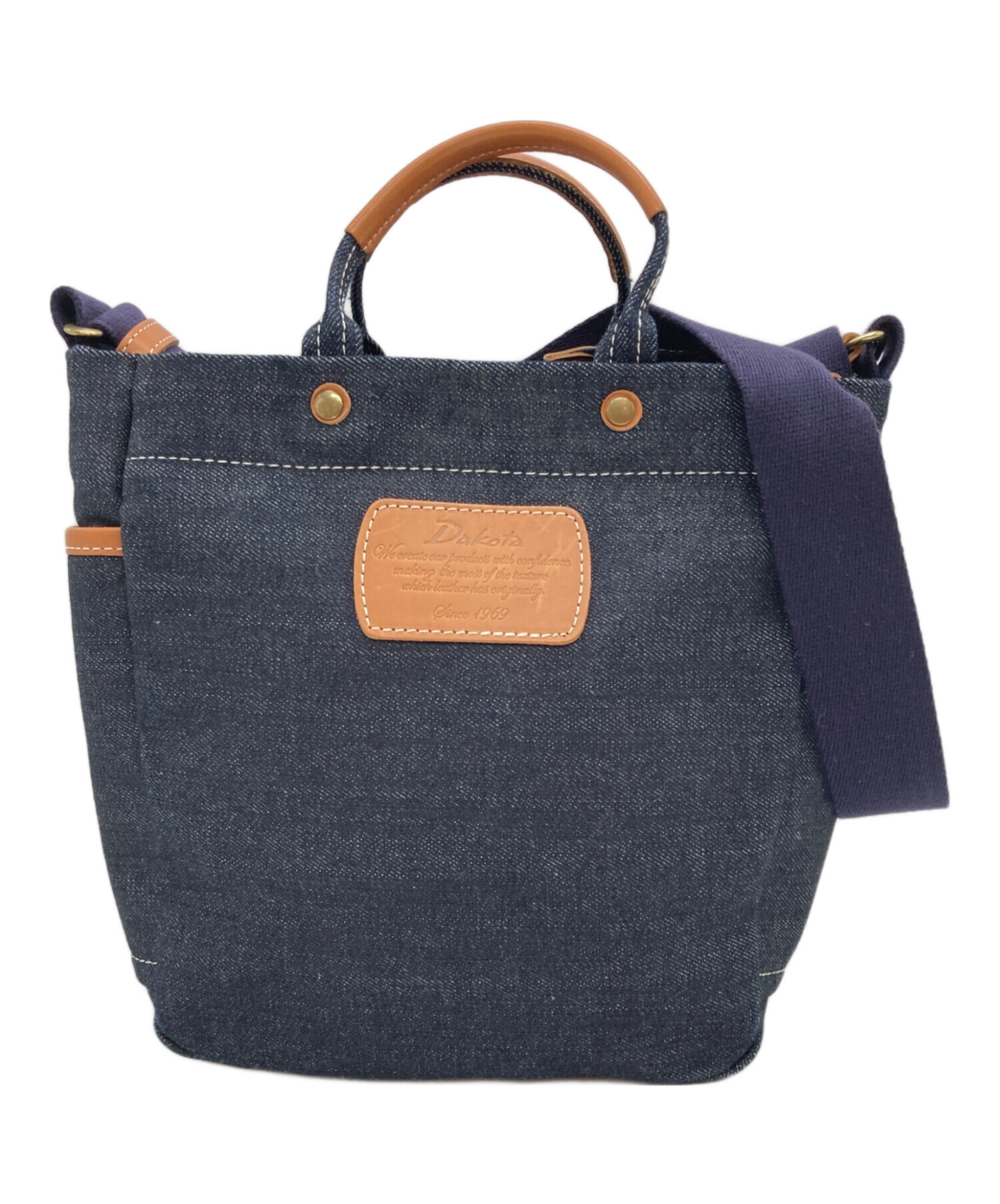 中古・古着通販】DAKOTA (ダコタ) 2WAYショルダーバッグ ブルー