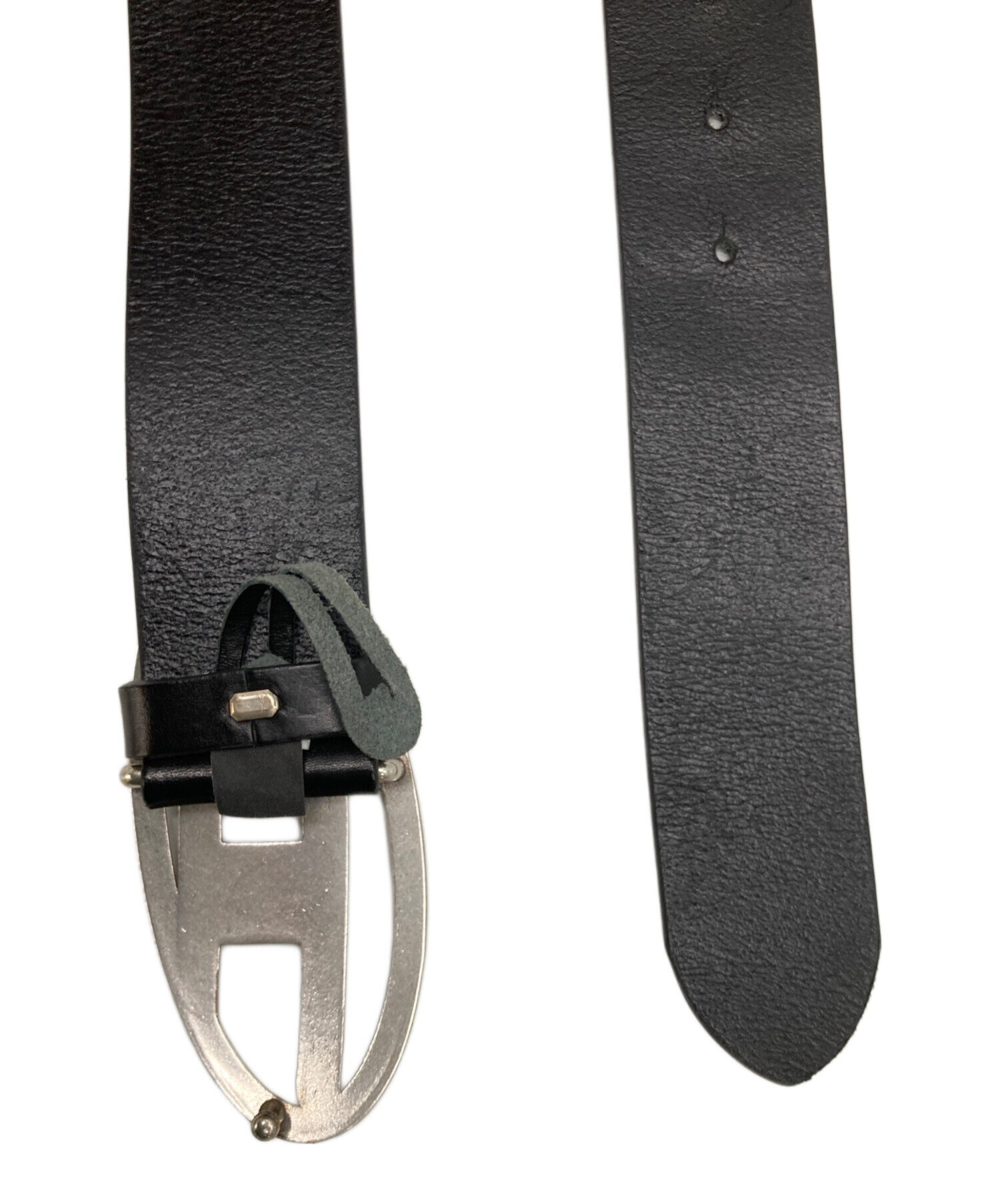 中古・古着通販】DIESEL (ディーゼル) オーバルD レザーベルト
