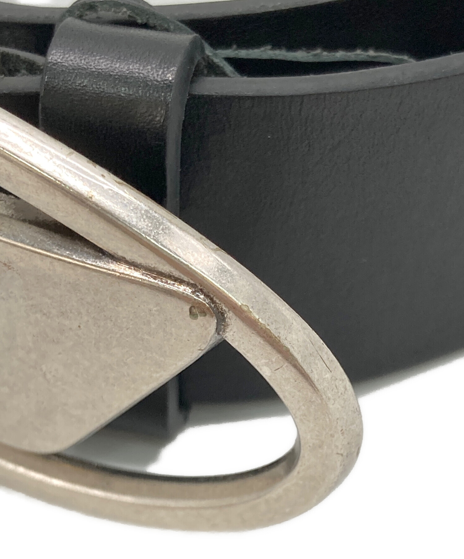 中古・古着通販】DIESEL (ディーゼル) オーバルD レザーベルト