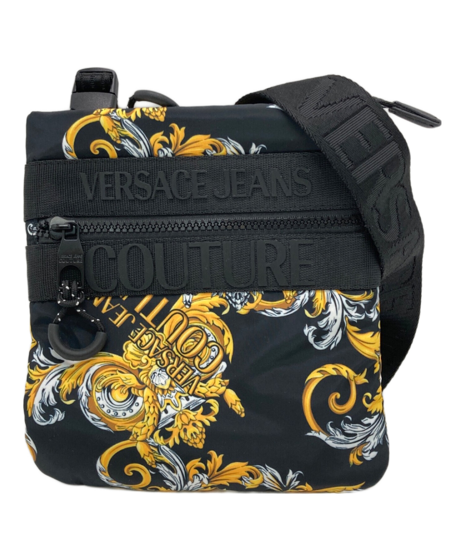 VERSACE JEANSE COUTURE ヴェルサーチジーンズクチュール/ショルダーバッグ/ブラック/E1YZAB64/Aランク/76【中古】 中古・古着通販】VERSACE JEANS COUTURE (ヴェルサーチ ジーンズ