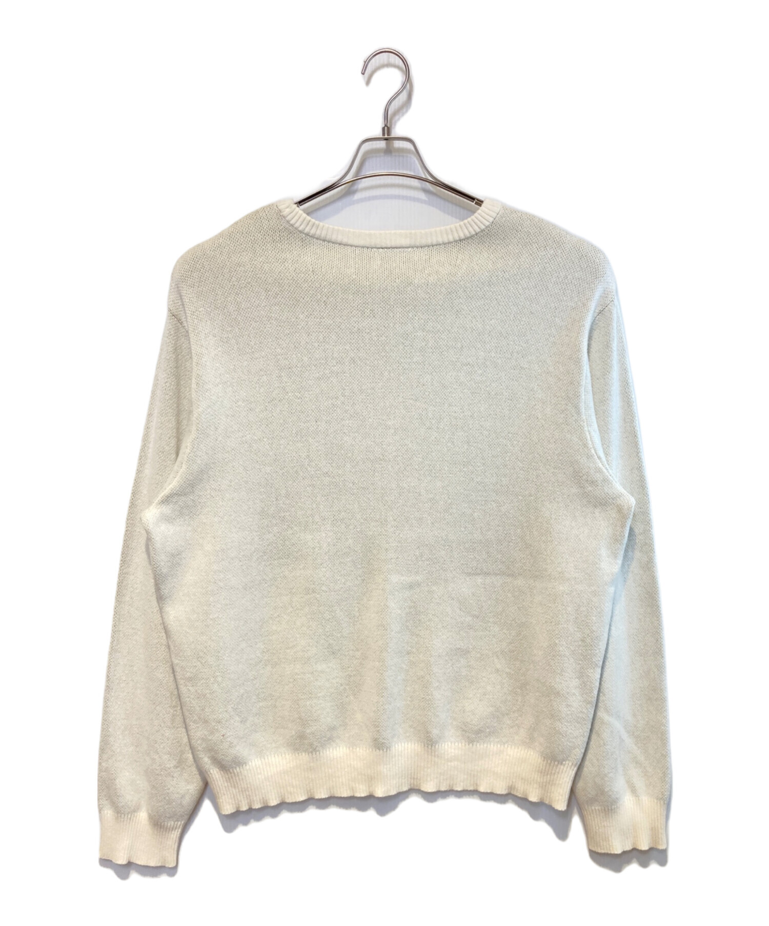 中古・古着通販】HUF (ハフ) SONG INTARSIA SWEATER アイボリー サイズ 