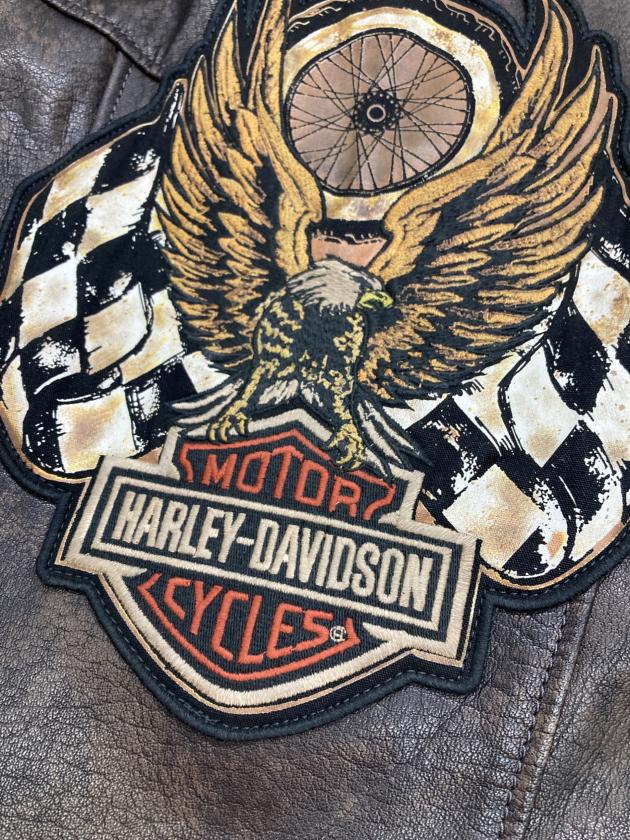 ⭐️HARLEY-DAVIDSON軽量レザー両面ジャケット稀少❗️⭐️レアな美品収集品 中古・古着通販】HARLEY-DAVIDSON (ハーレーダビッドソン) レザー