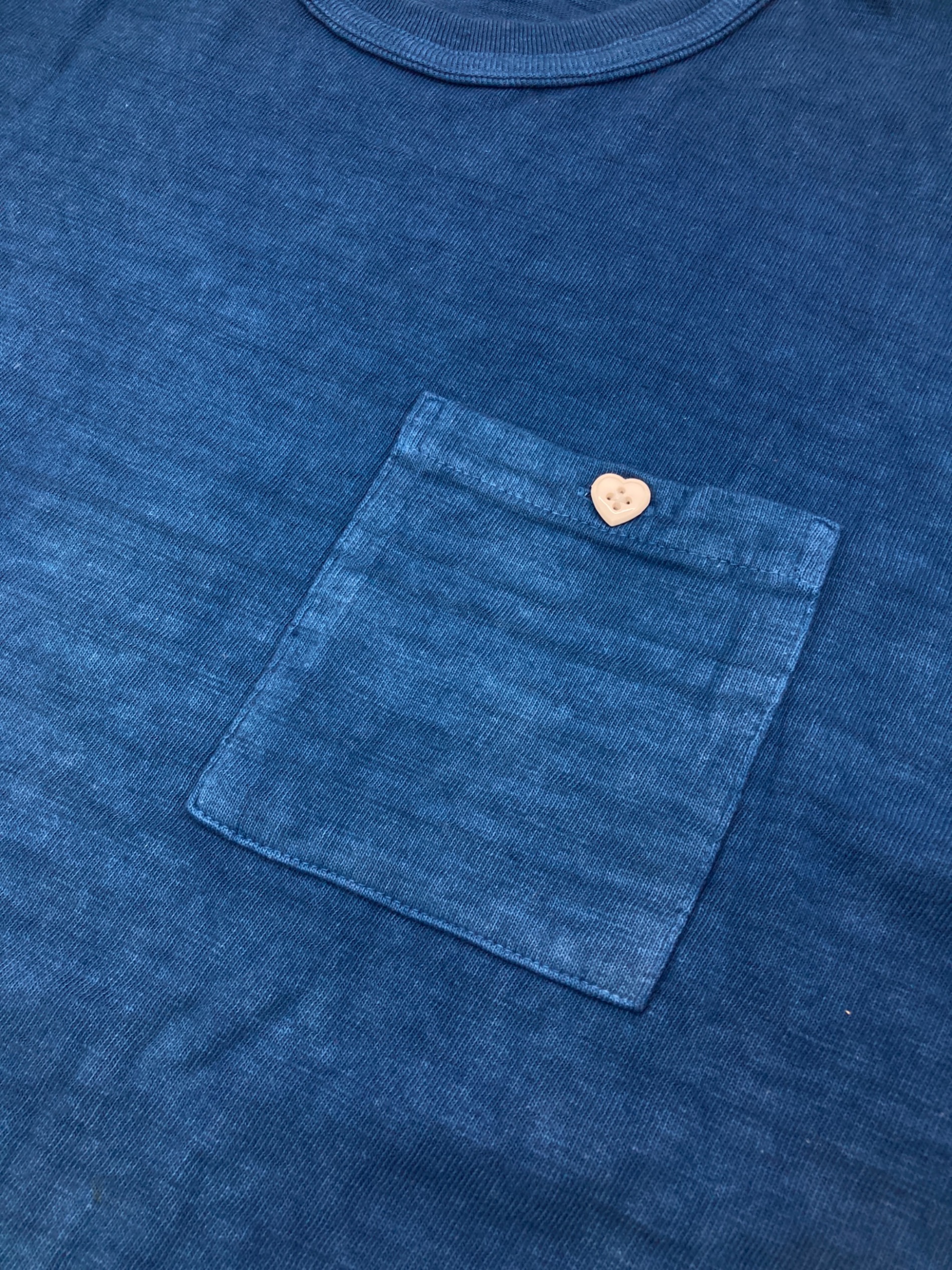 中古HUMAN MADE INDIGO 人間製ポケットT 2XL graphic 中古・古着通販】HUMAN MADE (ヒューマンメイド) INDIGO POCKET T