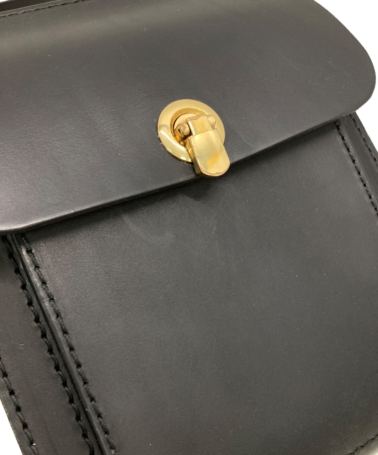 中古・古着通販】Herz (ヘルツ) 郵便屋さんショルダー ブラック 