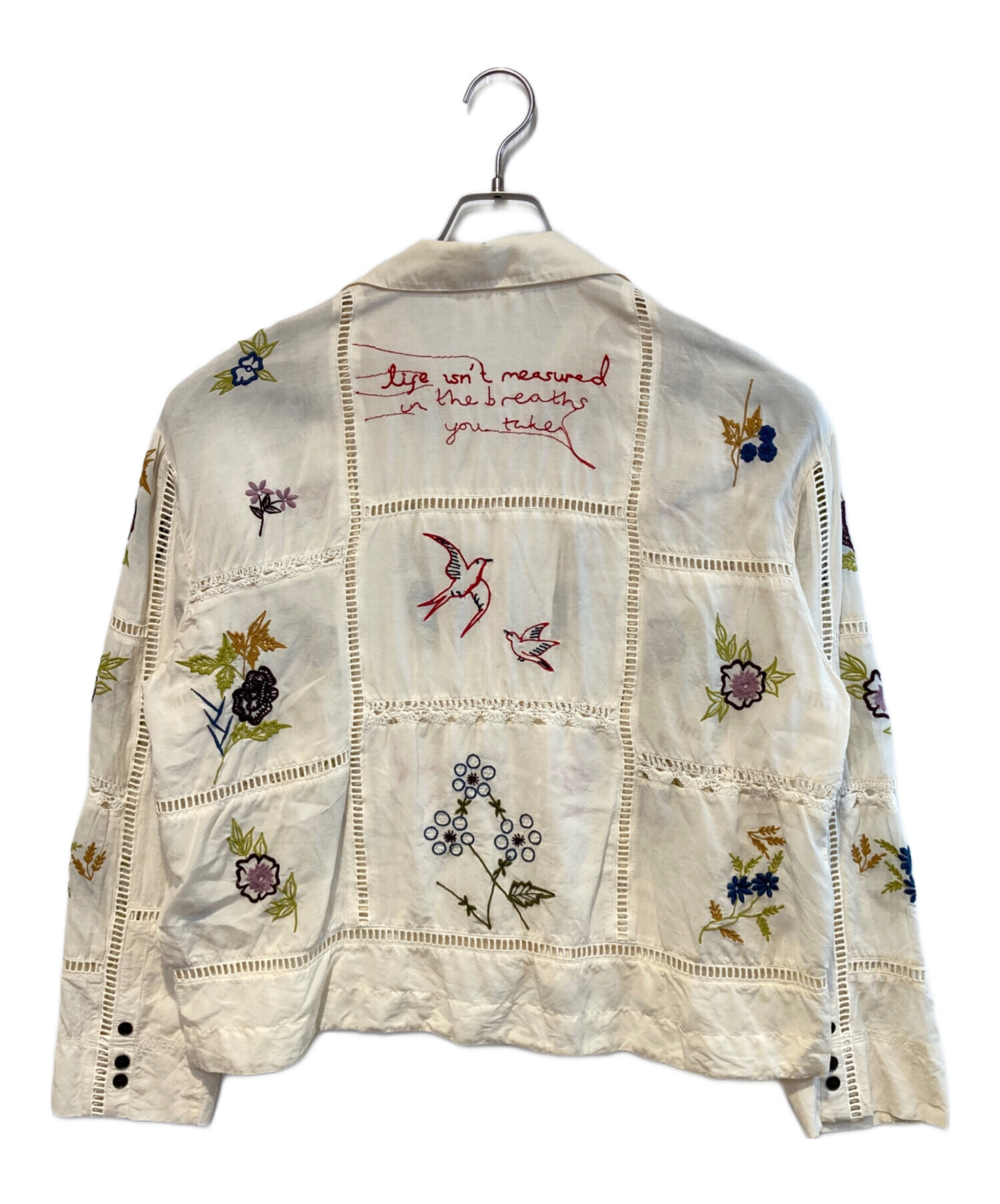 todayful Embroidery Patchwork Shirts todayful Embroidery Patchwork