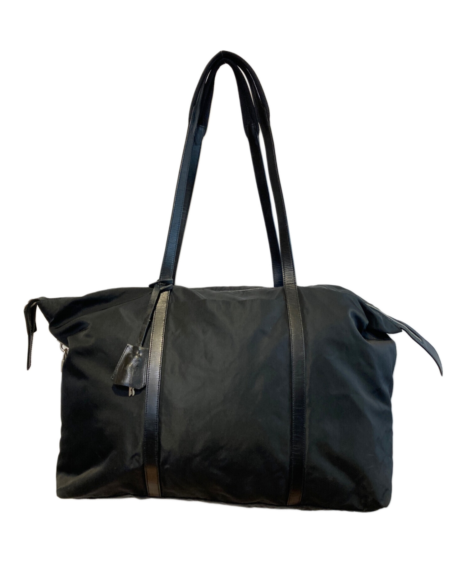 【激レア 美品】プラダ　トートバッグ　ハンドバッグ　ナイロン　黒　ブラック プラダ PRADA ナイロン ミニ トートバッグ 黒 ブラック系