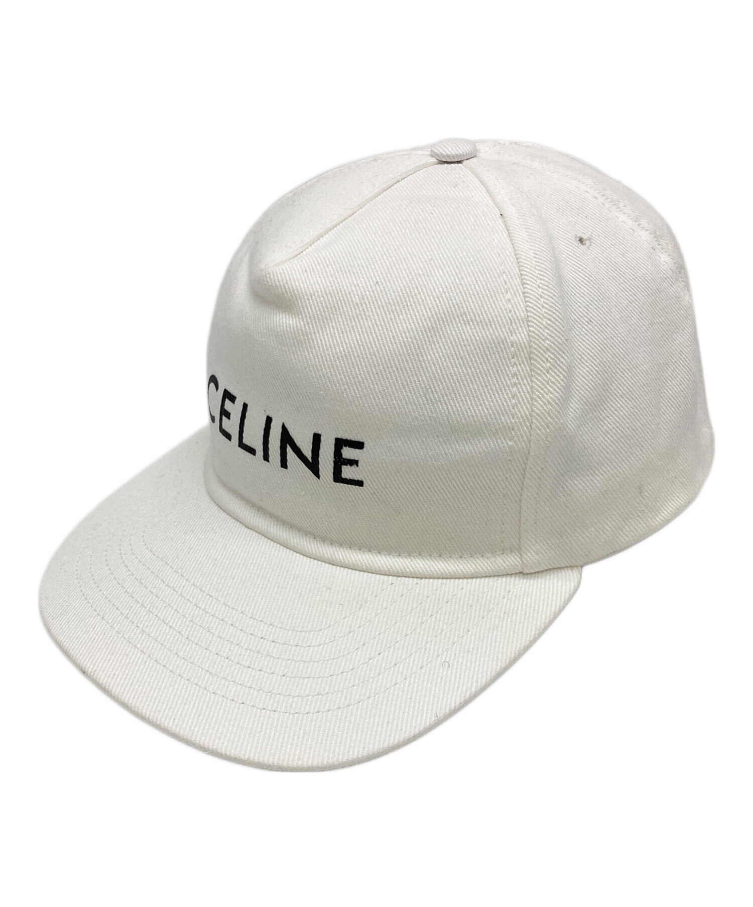 中古・古着通販】CELINE (セリーヌ) ロゴプリントベースボールキャップ