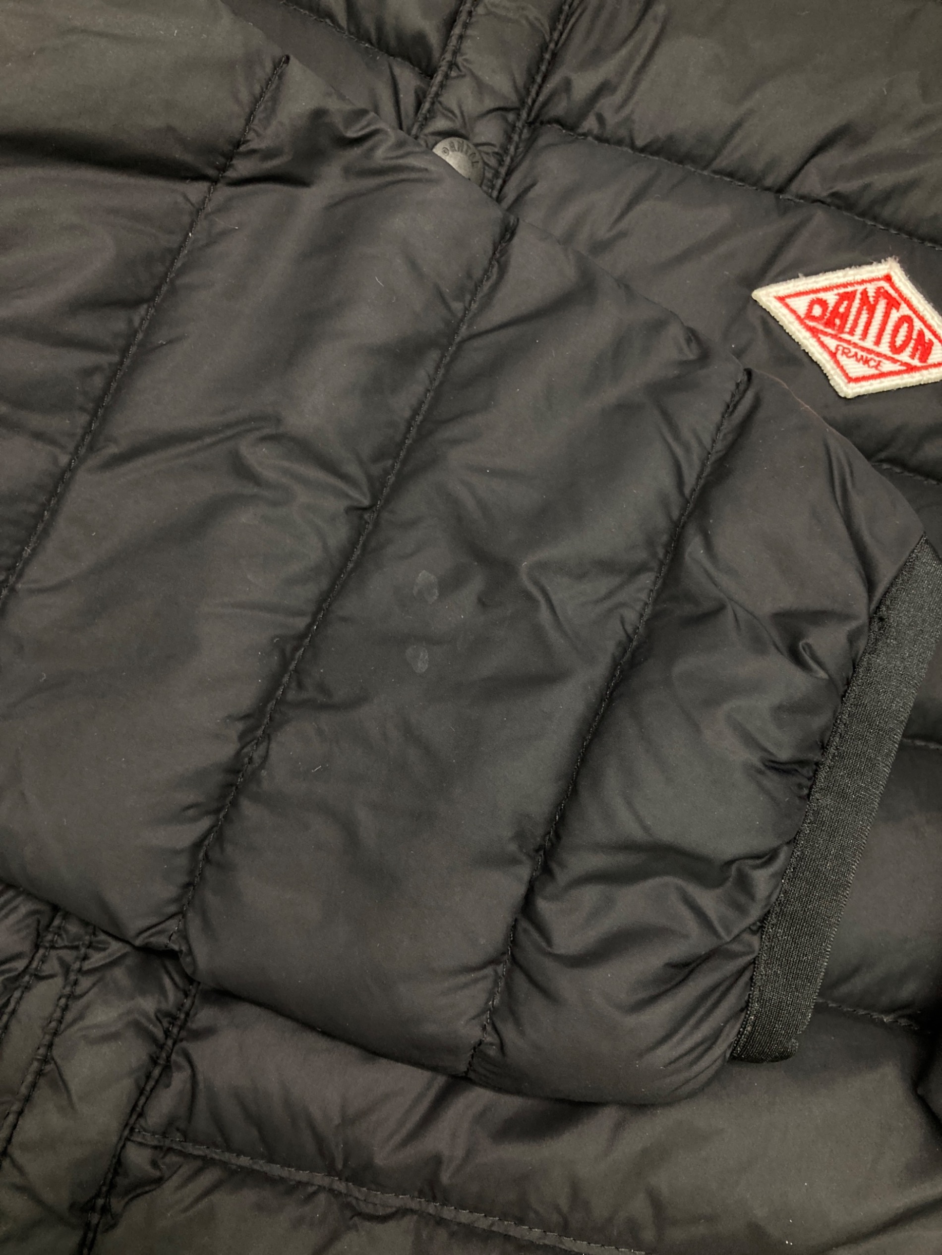 中古・古着通販】DANTON (ダントン) インナーダウン ブラック サイズ