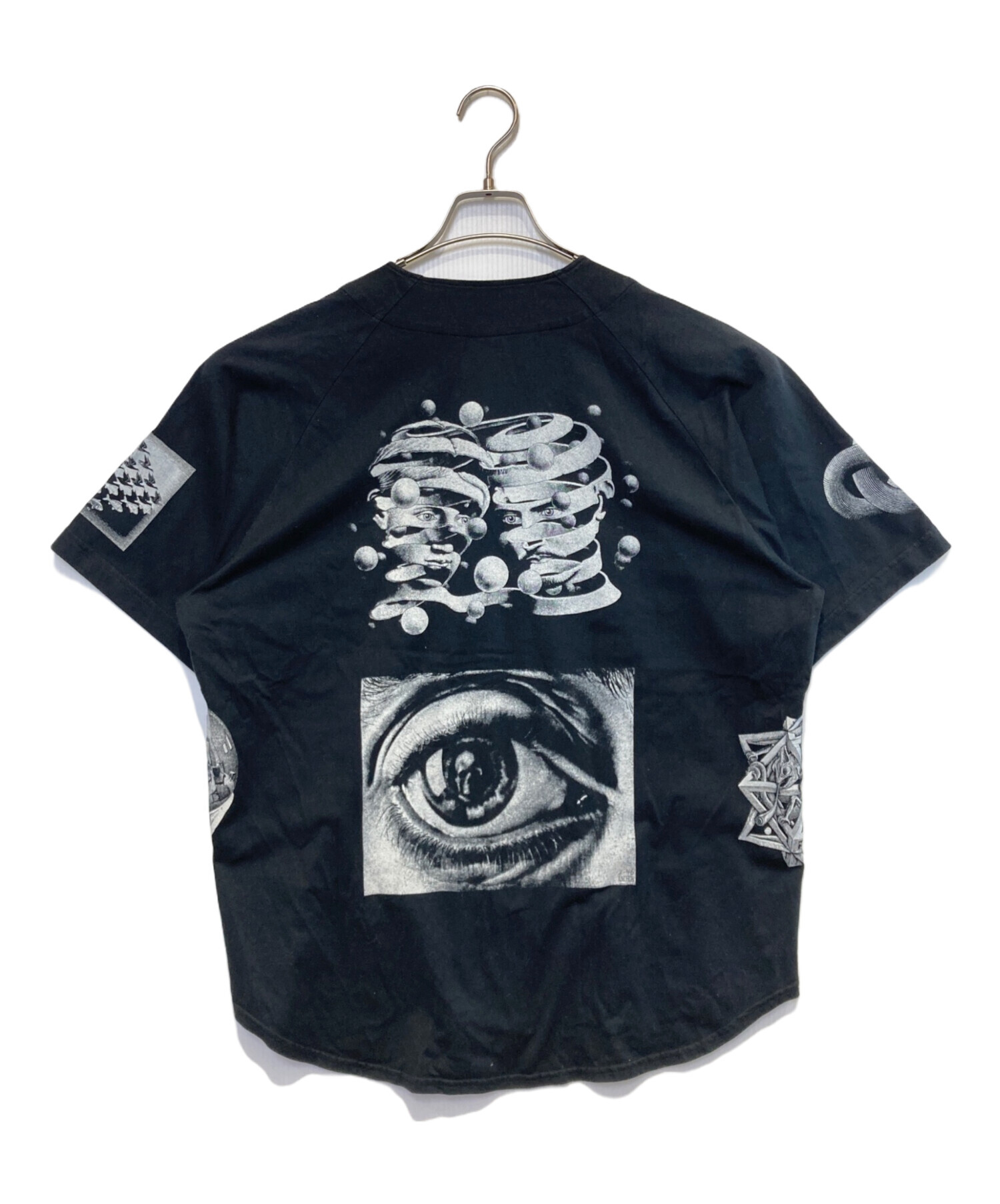 Supreme×m.c Escher baseball shirt S 中古・古着通販】SUPREME (シュプリーム) M.C. Escher Cotton Baseball