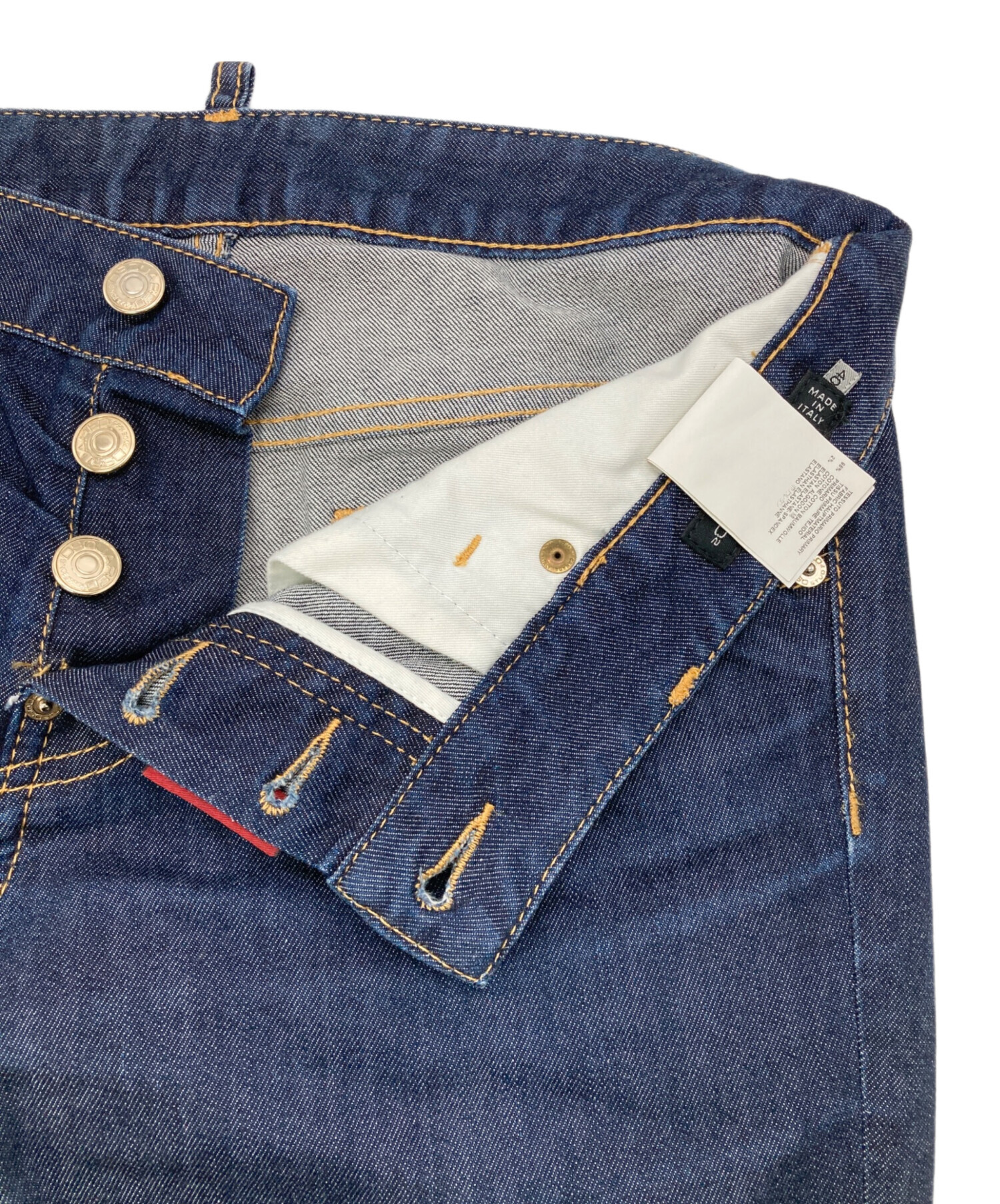 中古・古着通販】DSQUARED2 (ディースクエアード) デニムパンツ ブルー 