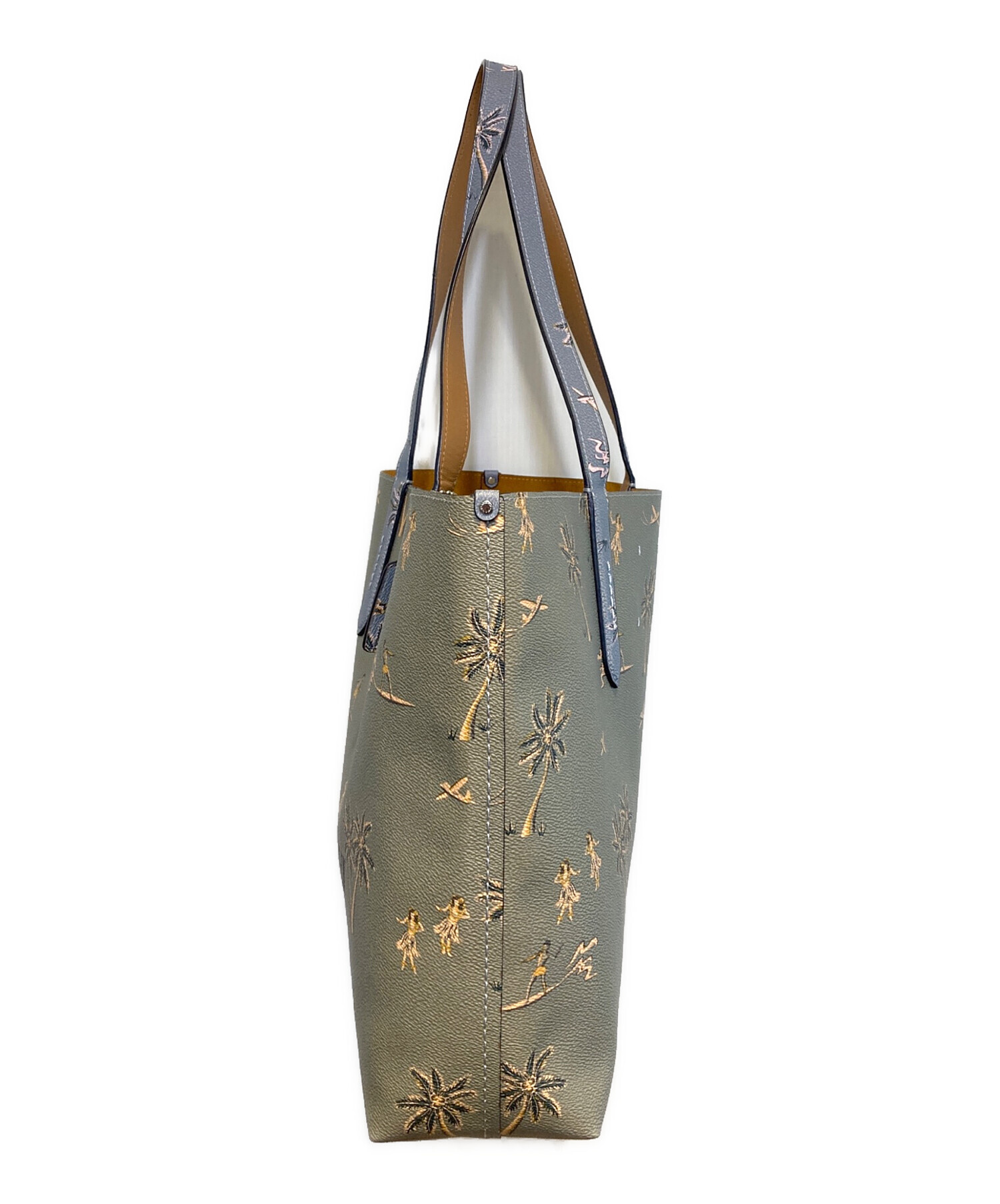 中古・古着通販】COACH (コーチ) トートバッグ グリーン|ブランド 中古・古着通販】COACH (コーチ) トートバッグ グリーン|ブランド