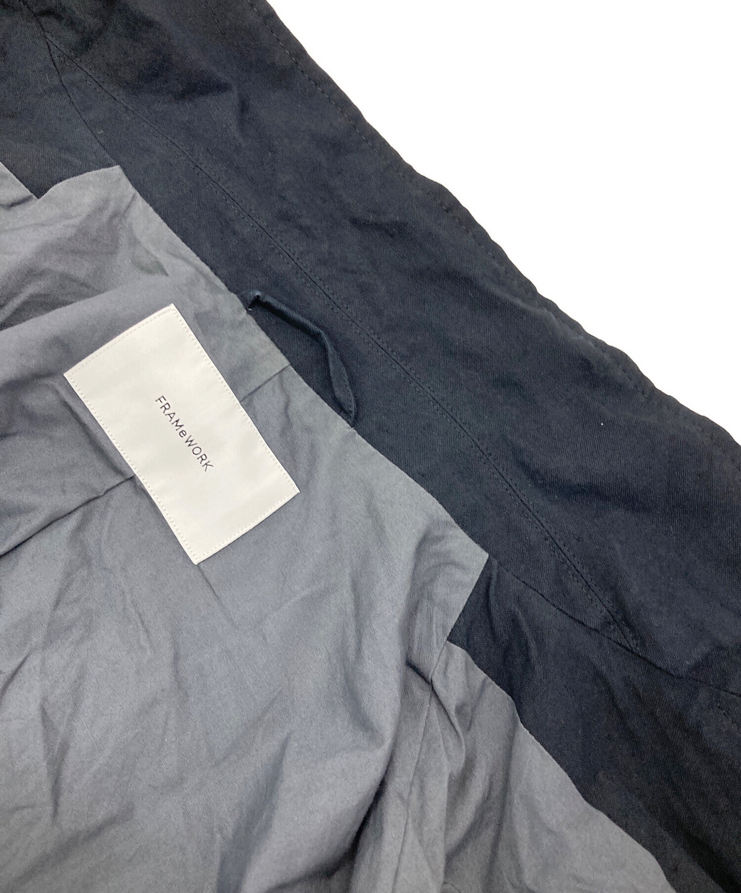 中古・古着通販】FRAMeWORK (フレームワーク) 綿麻ポプリンコート