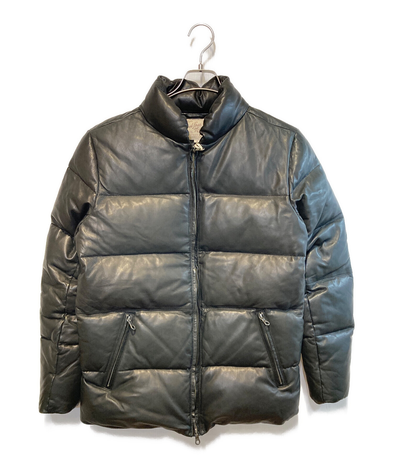 中古・古着通販】AVIREX (アヴィレックス) ラムレザーダウンジャケット 