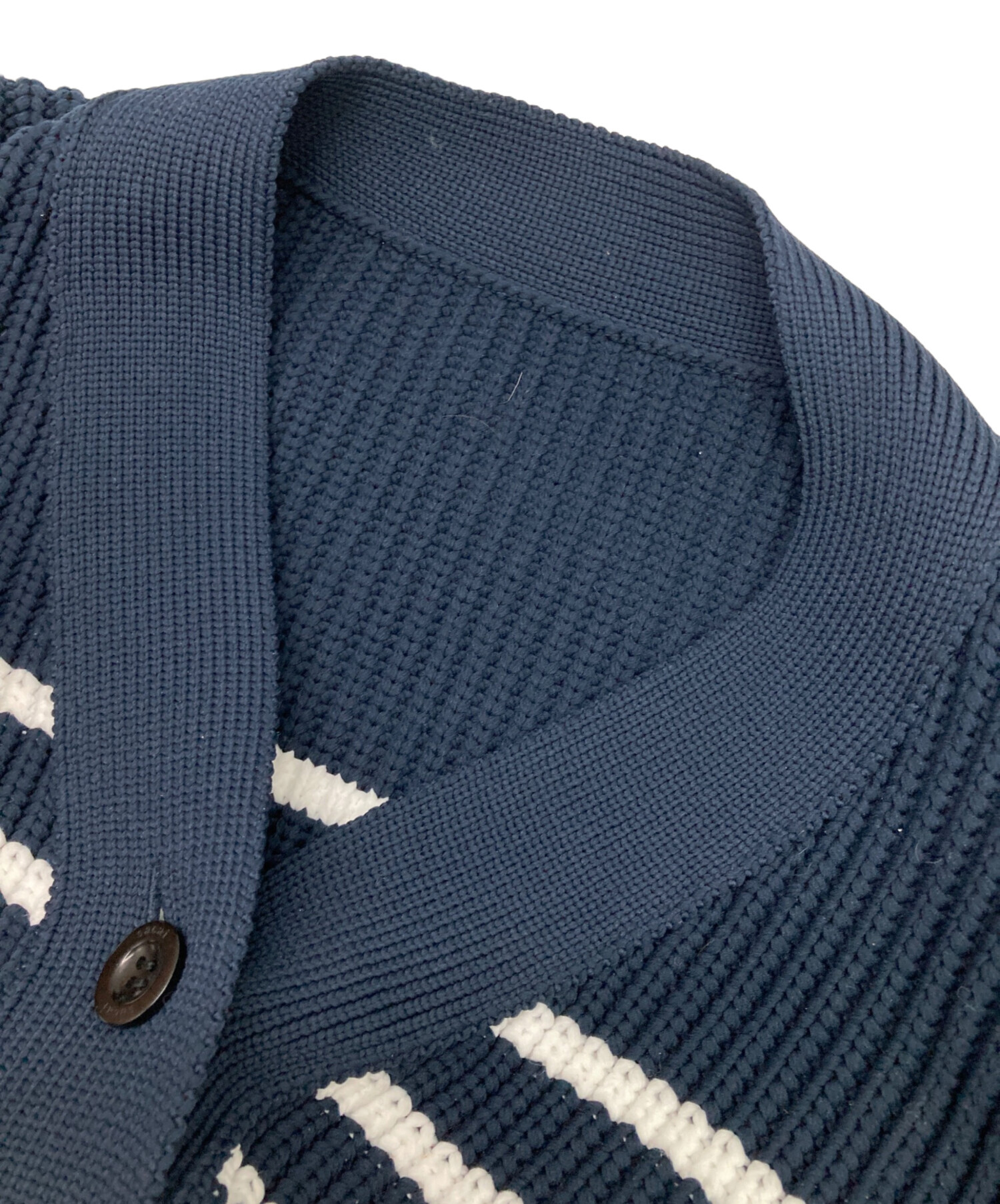 中古・古着通販】sacai (サカイ) クロップドボーダーカーディガン