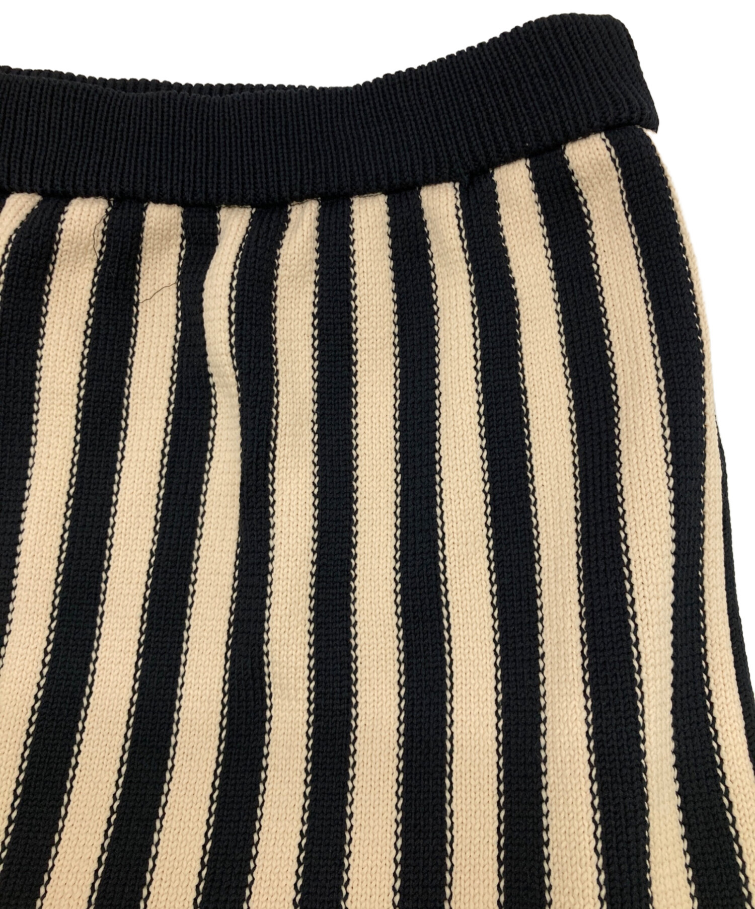 中古・古着通販】LEINWANDE (ラインヴァンド) Braids Stripe Knitted