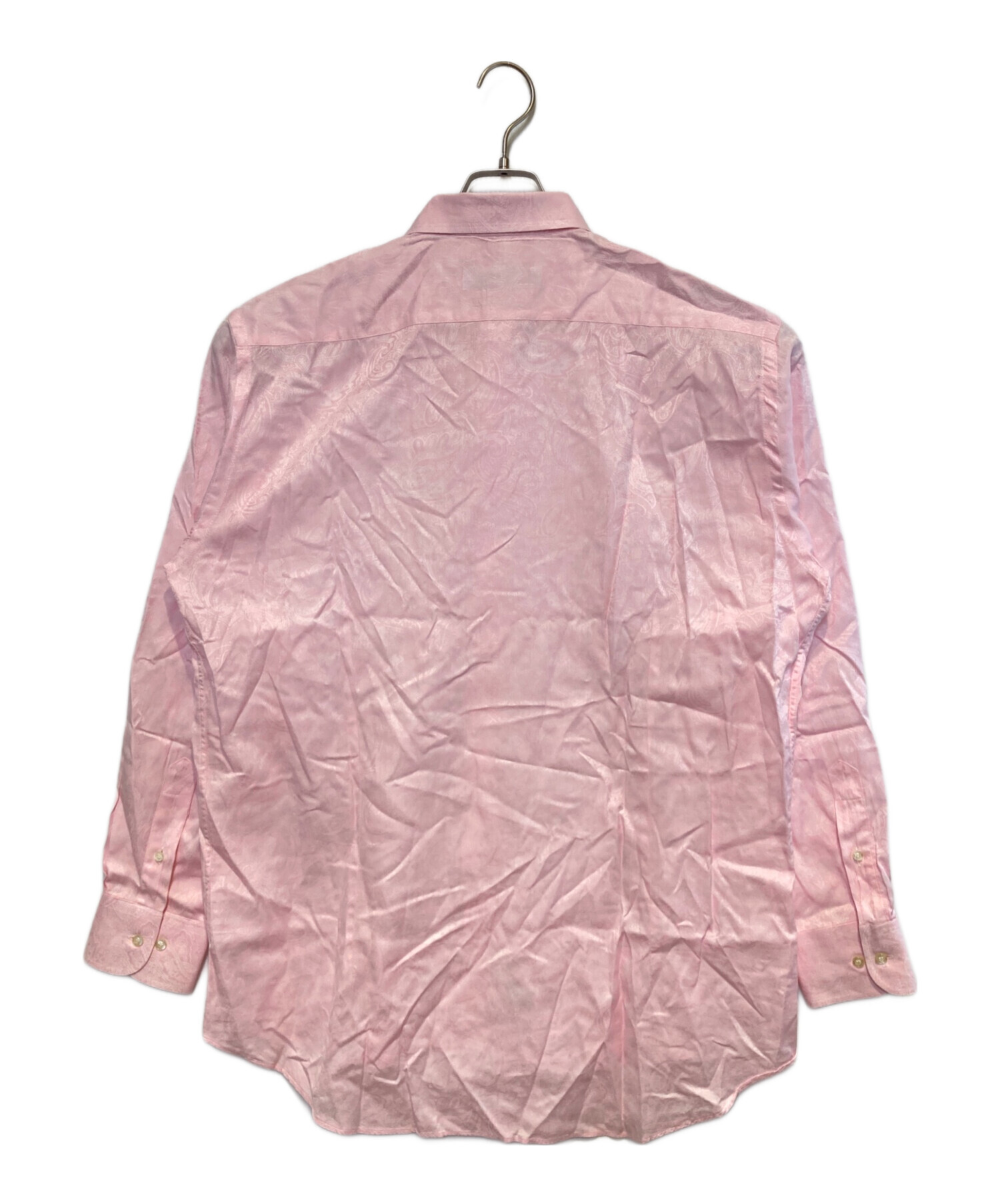中古・古着通販】ETRO (エトロ) ペイズリー柄ドレスシャツ ピンク