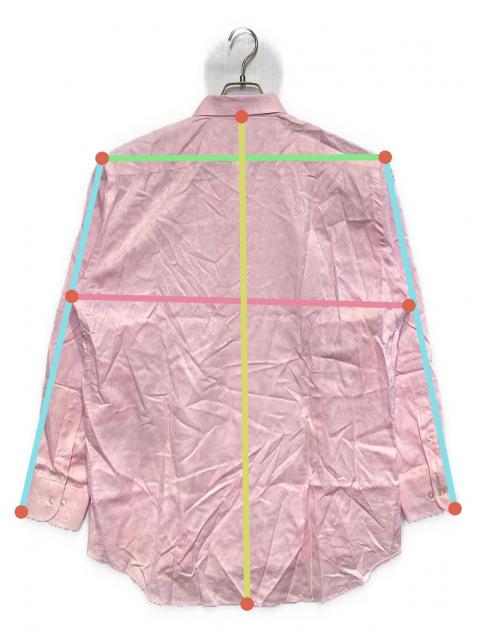 中古・古着通販】ETRO (エトロ) ペイズリー柄ドレスシャツ ピンク