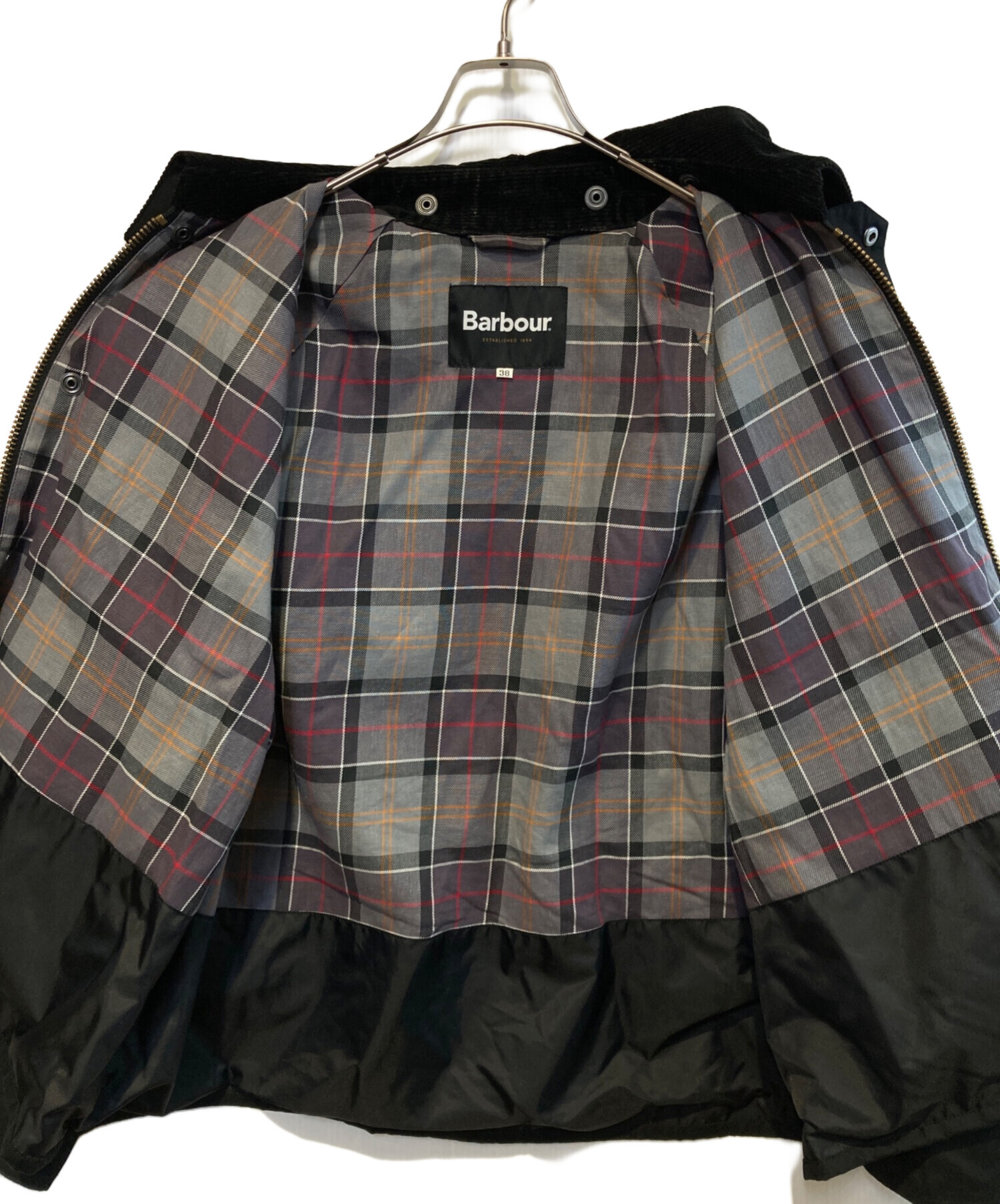 中古・古着通販】Barbour (バブアー) BORROWDALE ブラック サイズ:38 