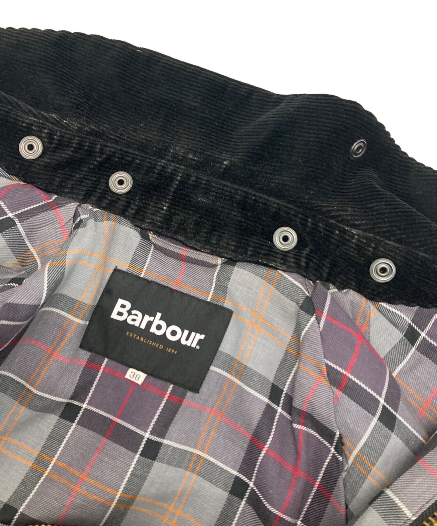中古・古着通販】Barbour (バブアー) BORROWDALE ブラック サイズ:38 