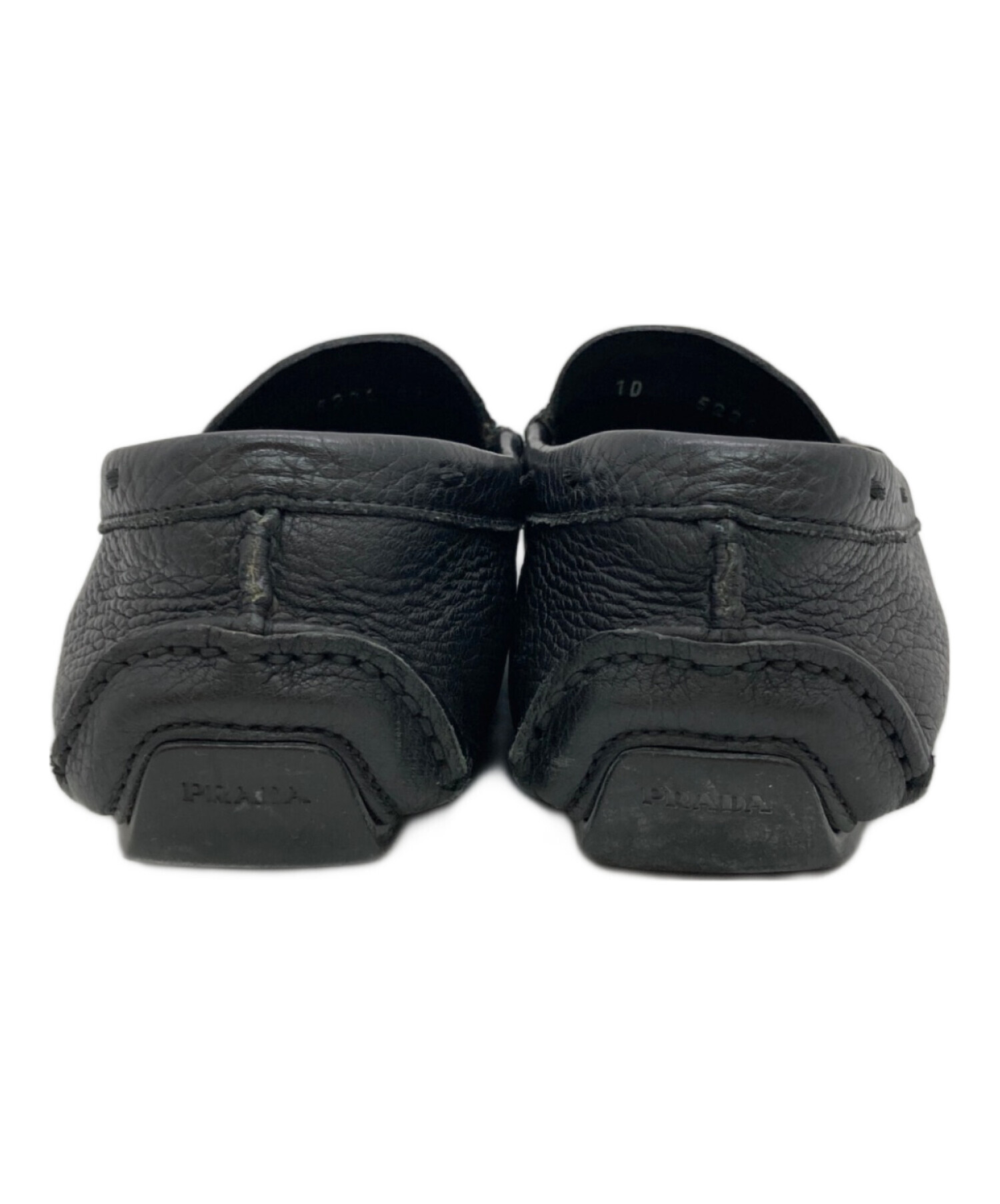 美品☆PRADAドライビングシューズ　サイズ36 1/2 　本革　ブラック 中古・古着通販】PRADA (プラダ) ドライビングシューズ ブラック