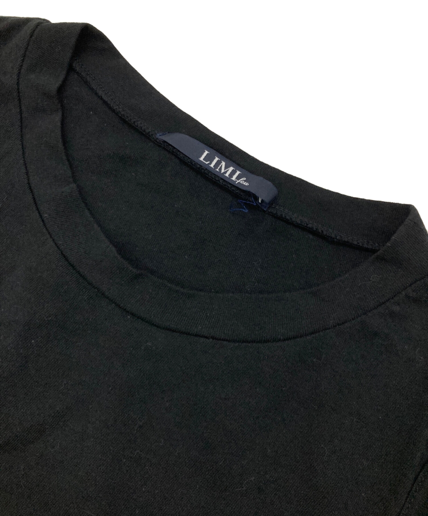 中古・古着通販】LIMI feu (リミフゥ) カットソーワンピース ブラック