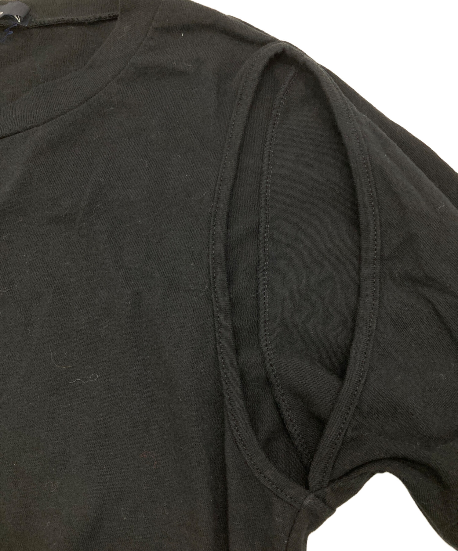 中古・古着通販】LIMI feu (リミフゥ) カットソーワンピース ブラック