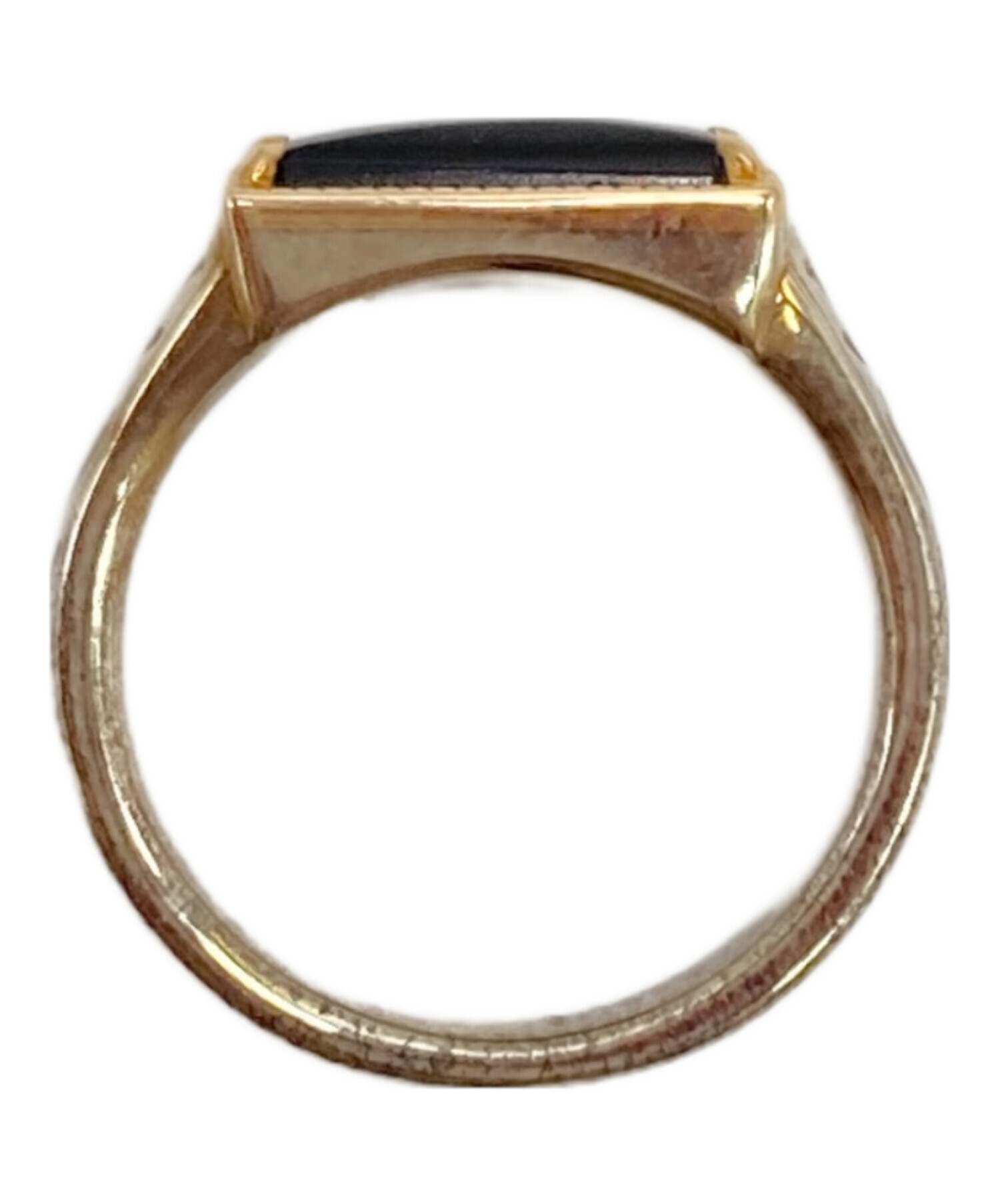 中古・古着通販】agete (アガット) K10カルセドニーピンキーリング