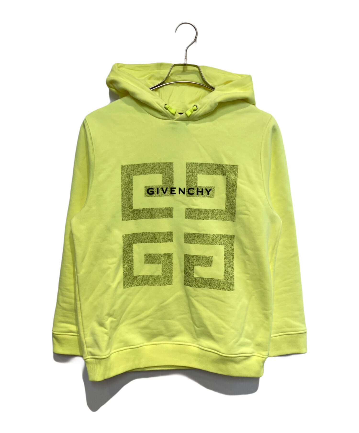 中古・古着通販】GIVENCHY (ジバンシィ) ロゴパーカー イエロー サイズ