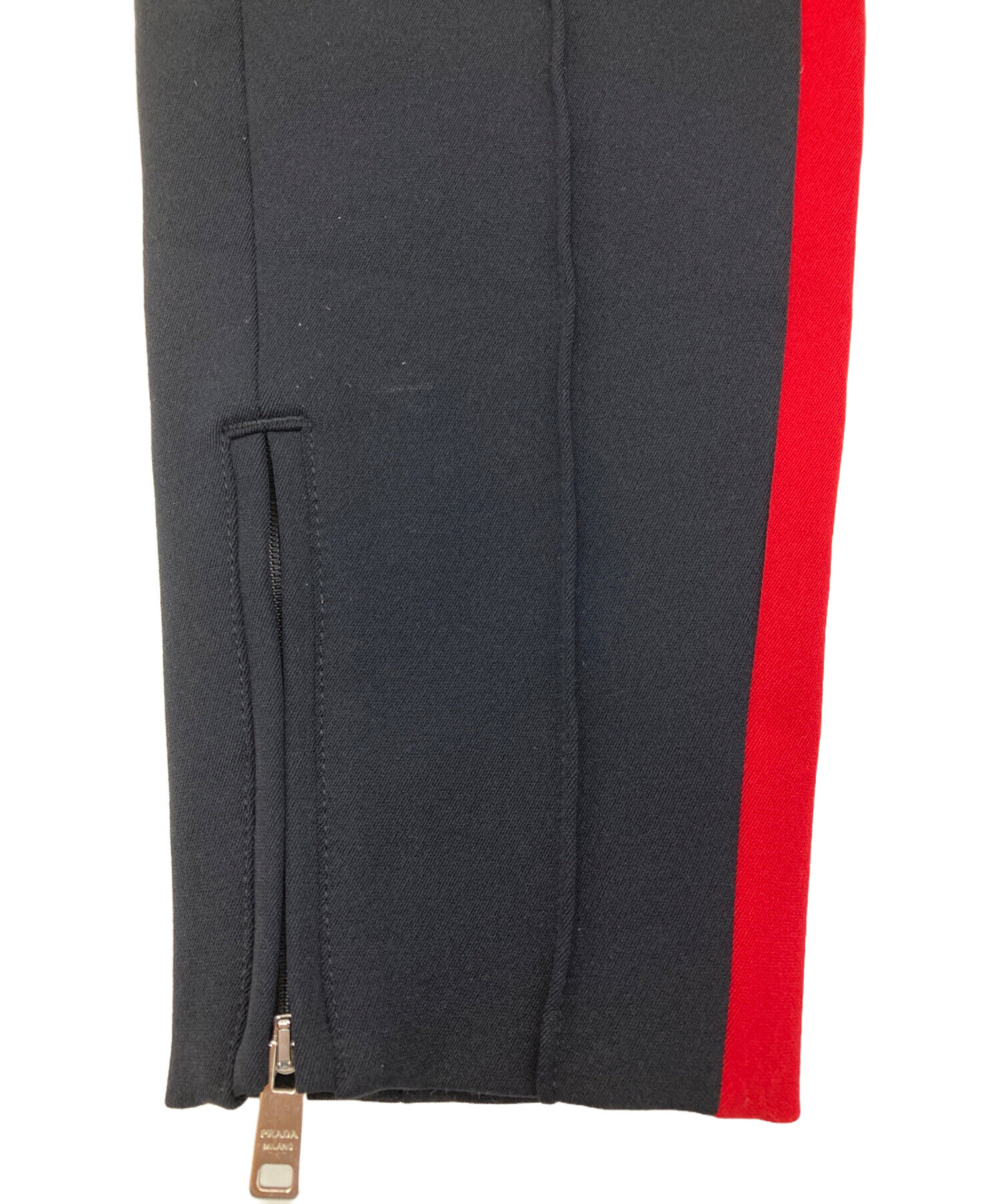 中古・古着通販】PRADA (プラダ) バイカラーセンターシームパンツ
