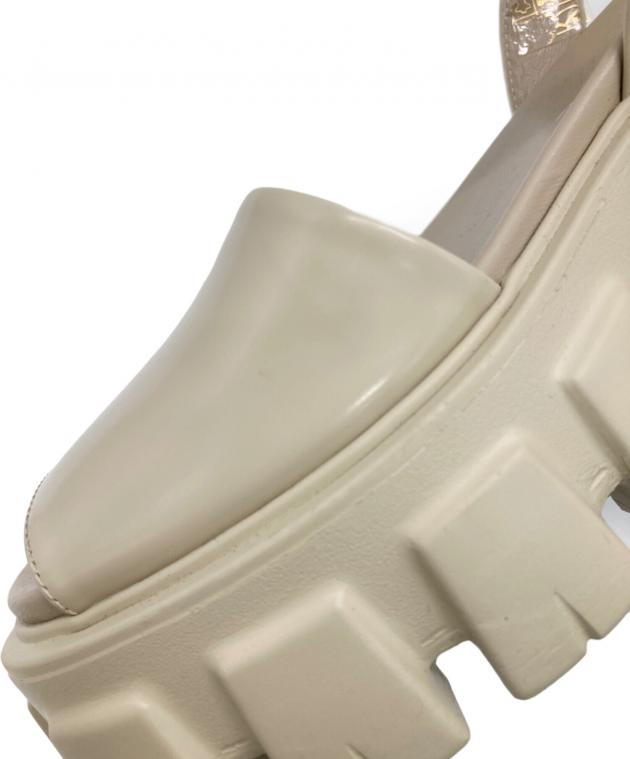 中古・古着通販】PRADA (プラダ) モノリスブラッシュドレザーサンダル