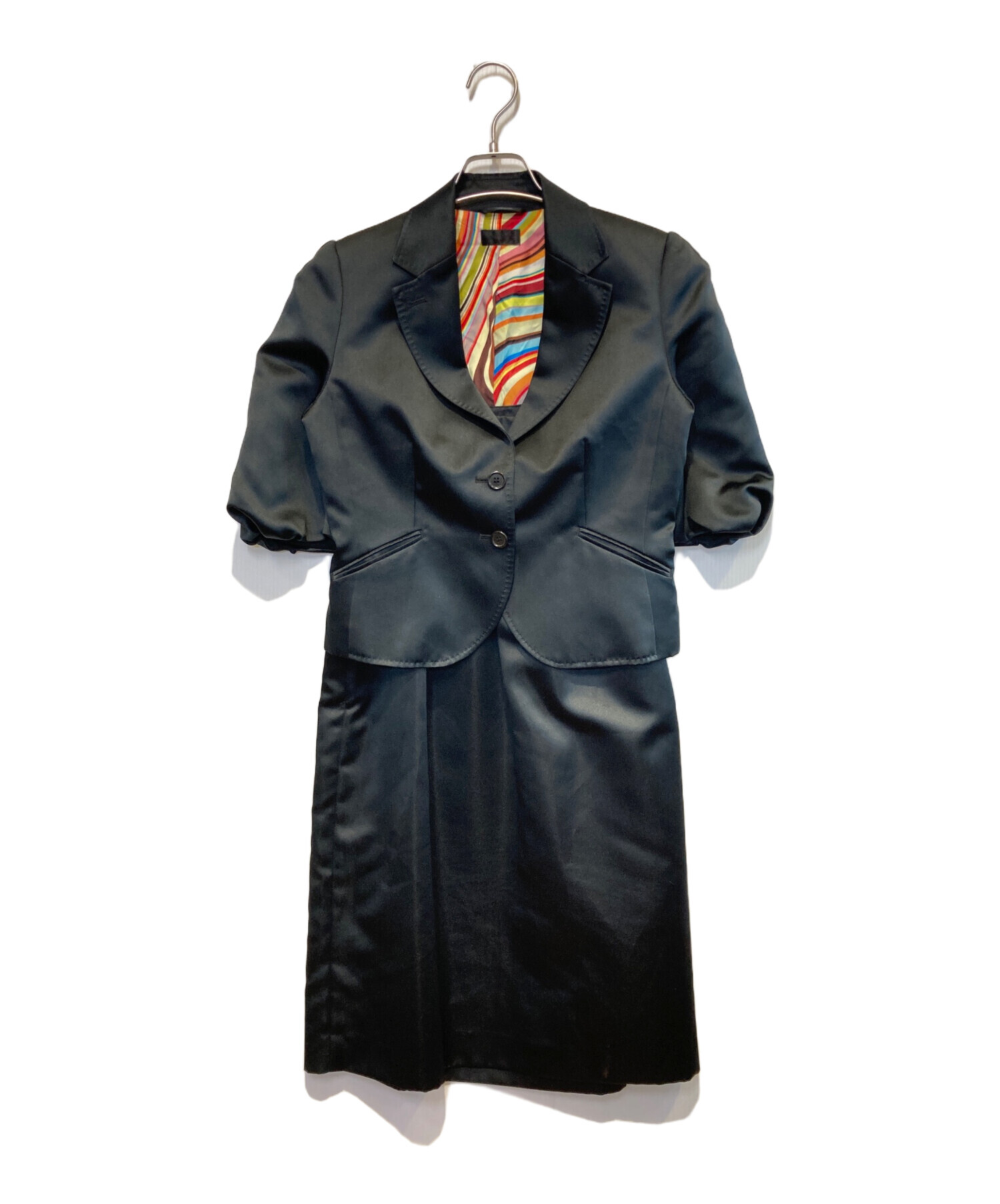 Paul Smith ブラック ベルベット セットアップ Paul Smith BLACK Paul by Paul Smith（ポールスミスブラック ポール