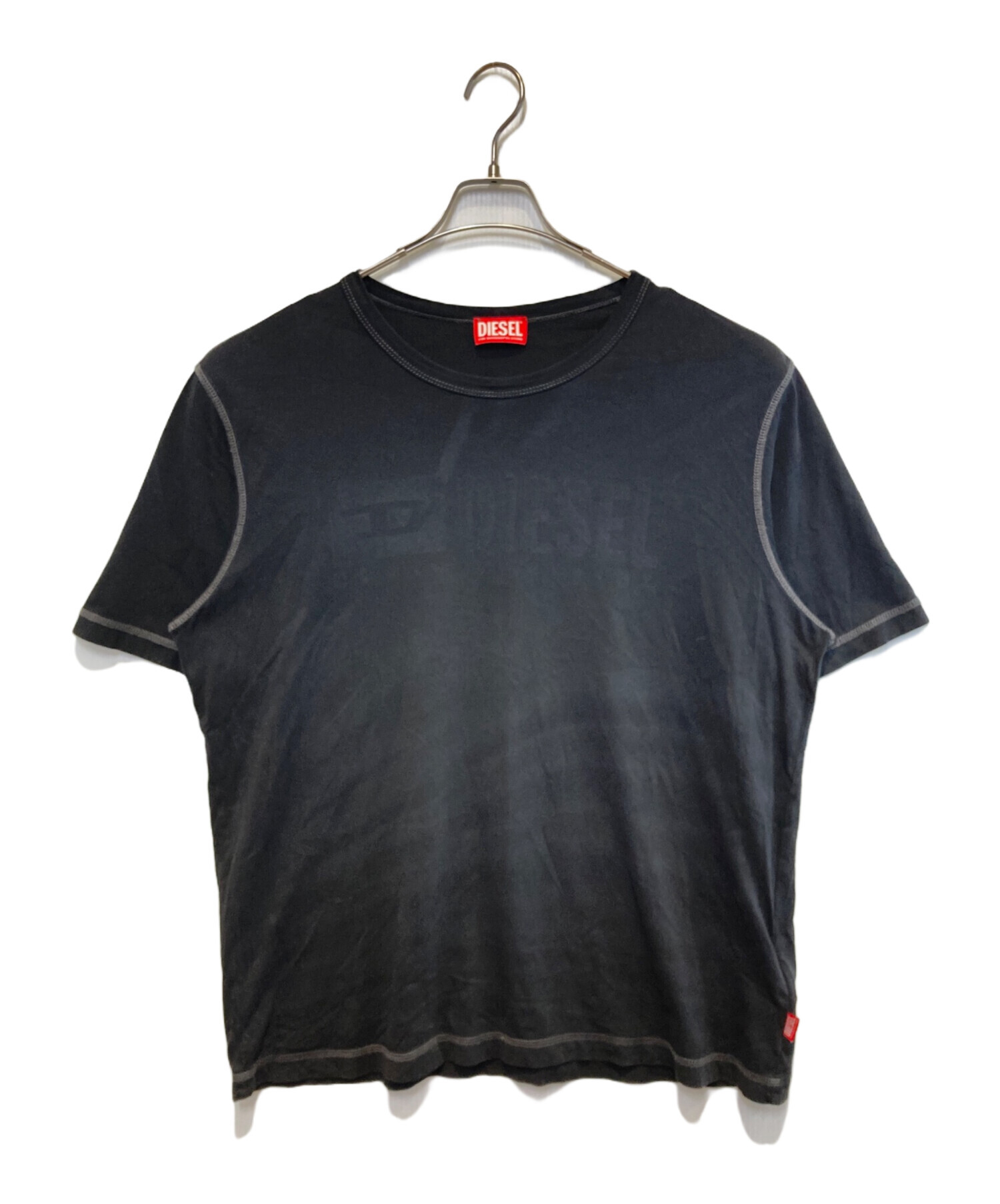 中古・古着通販】DIESEL (ディーゼル) プリントTシャツ ブラック 