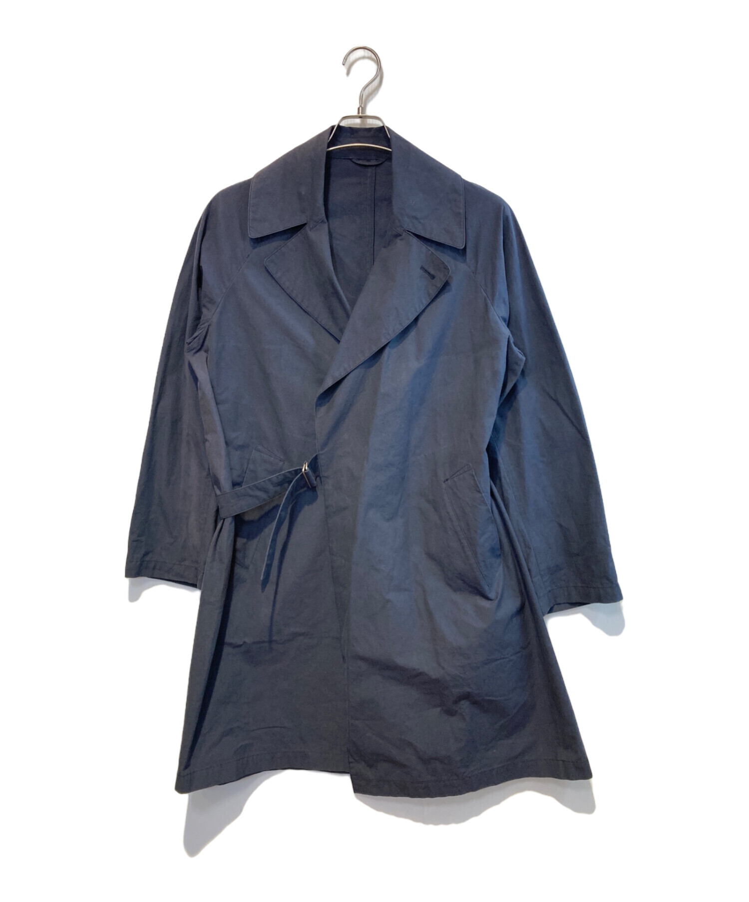 中古・古着通販】COMOLI (コモリ) TYPEWRITER TIELOCKEN COAT ネイビー