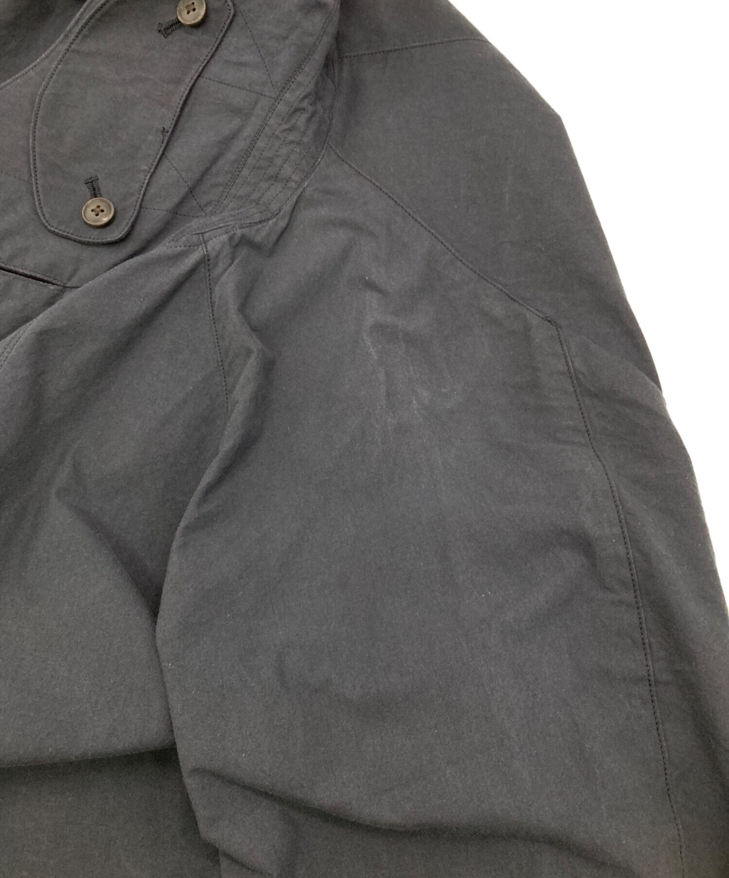 中古・古着通販】COMOLI (コモリ) TYPEWRITER TIELOCKEN COAT ネイビー