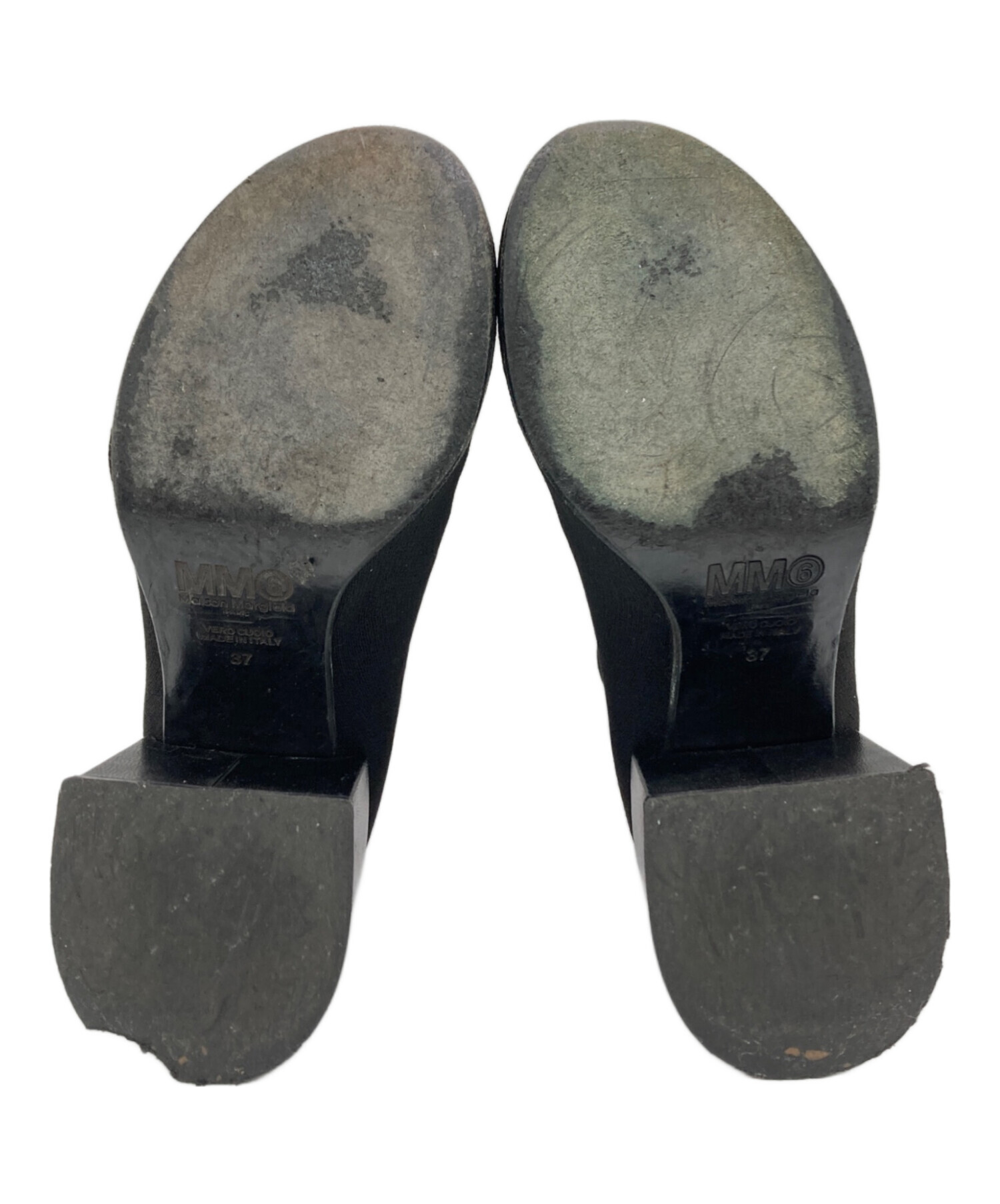 MM6 ニットロングブーツ S グレー ウール 中古・古着通販】MM6 Maison Margiela (エムエムシックスメゾン