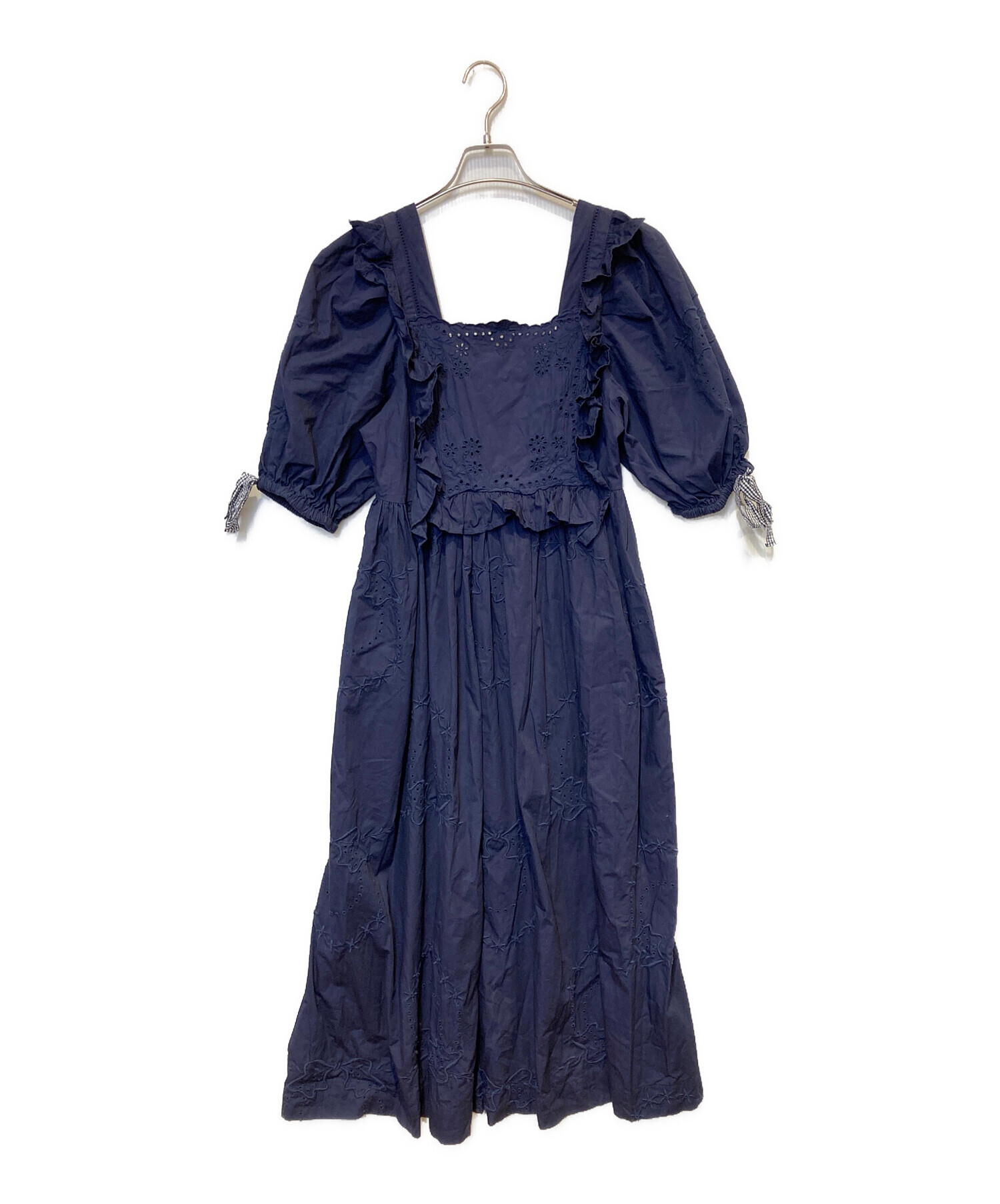 Damson madder ワンピース 中古・古着通販】DAMSON MADDER (ダンソンマダー) カットワーク